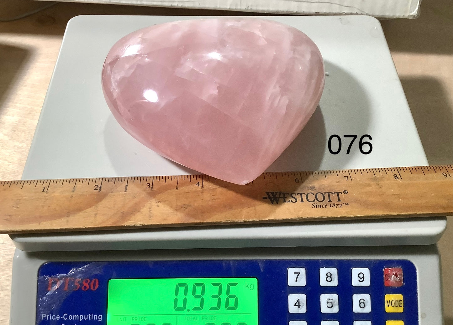 2023 Natural ROSE QUARTZ HEART wholesale price