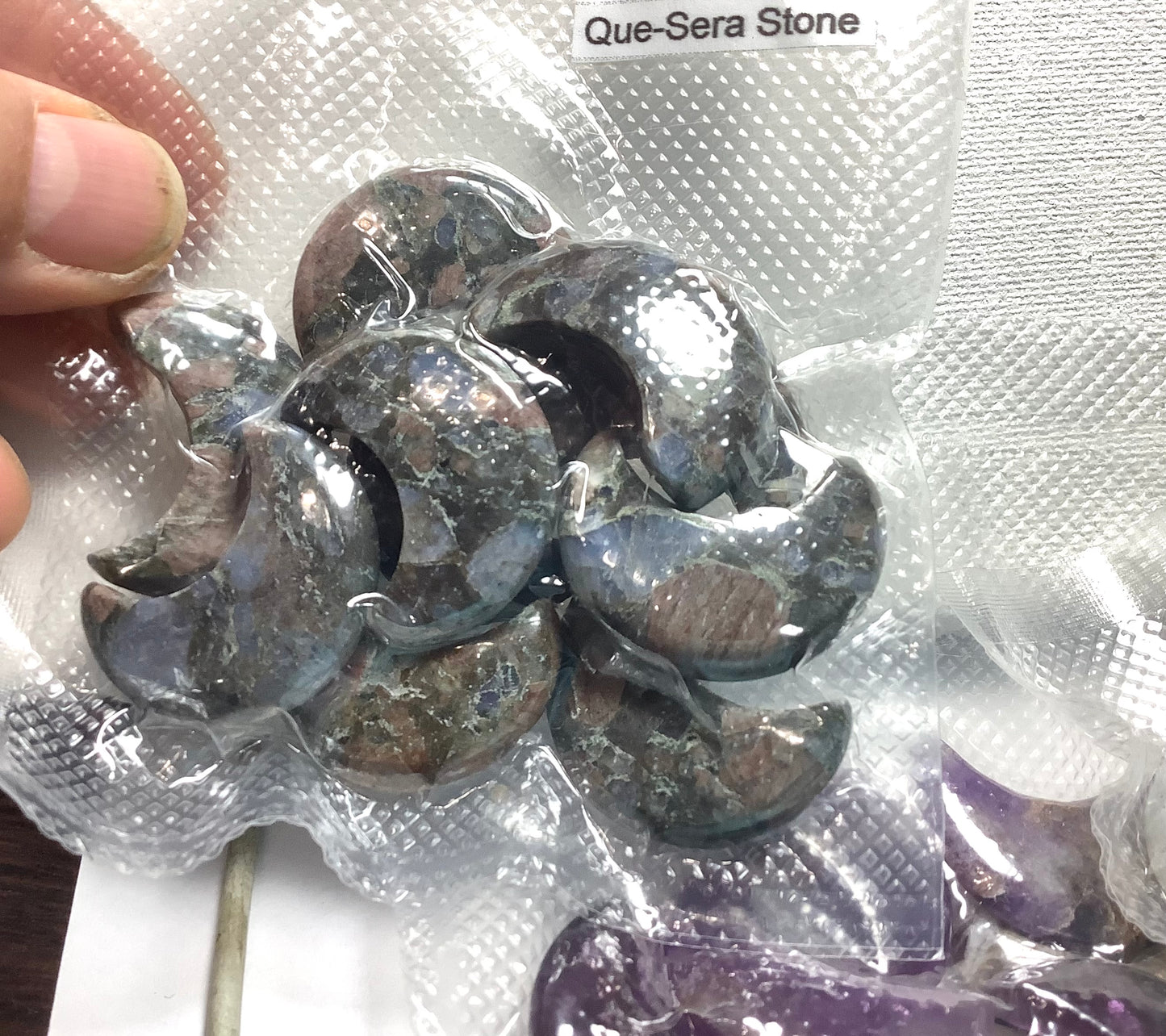 2023 Mini Carved Half Moon Mix Stone 3cm