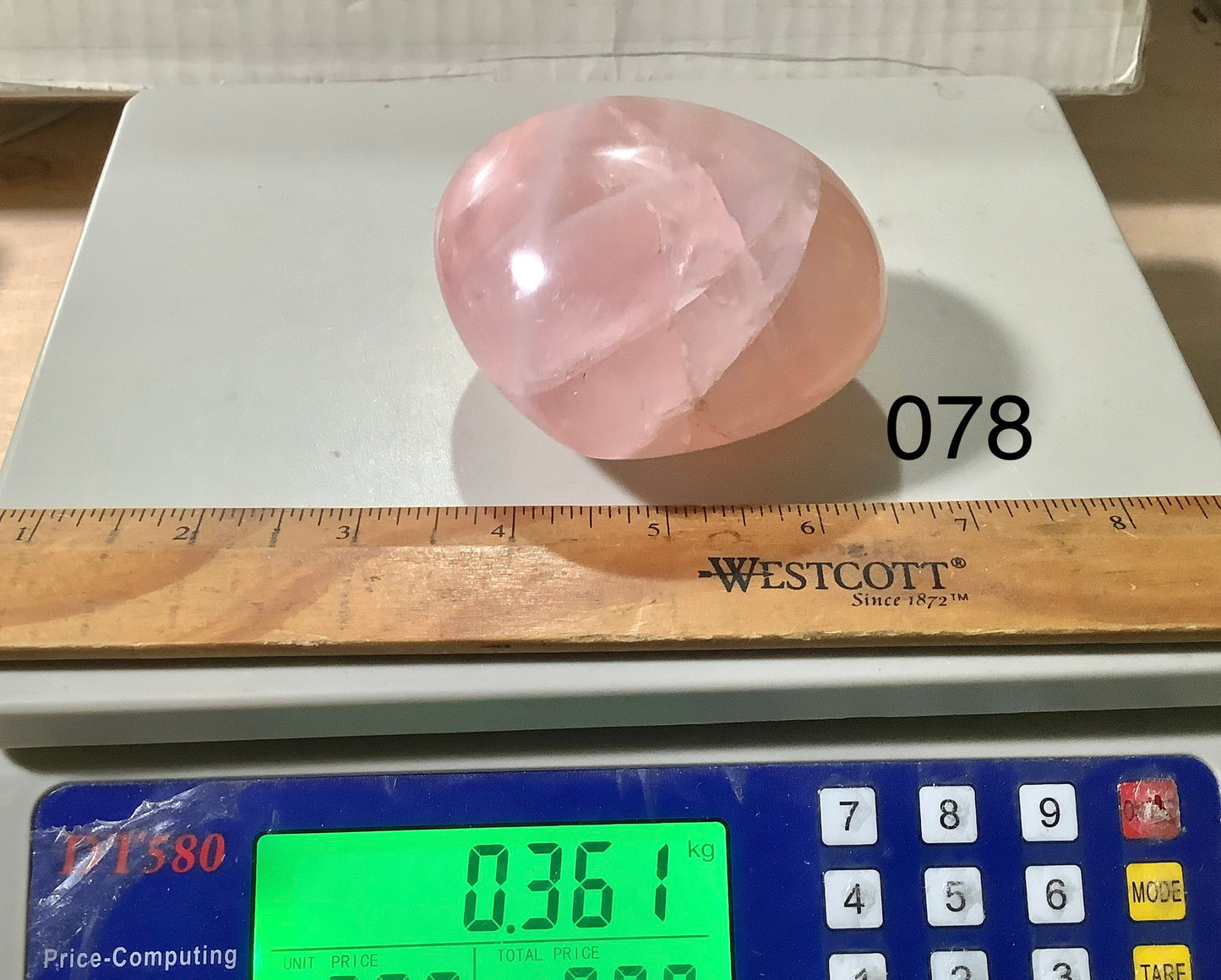 2023 Natural ROSE QUARTZ HEART wholesale price