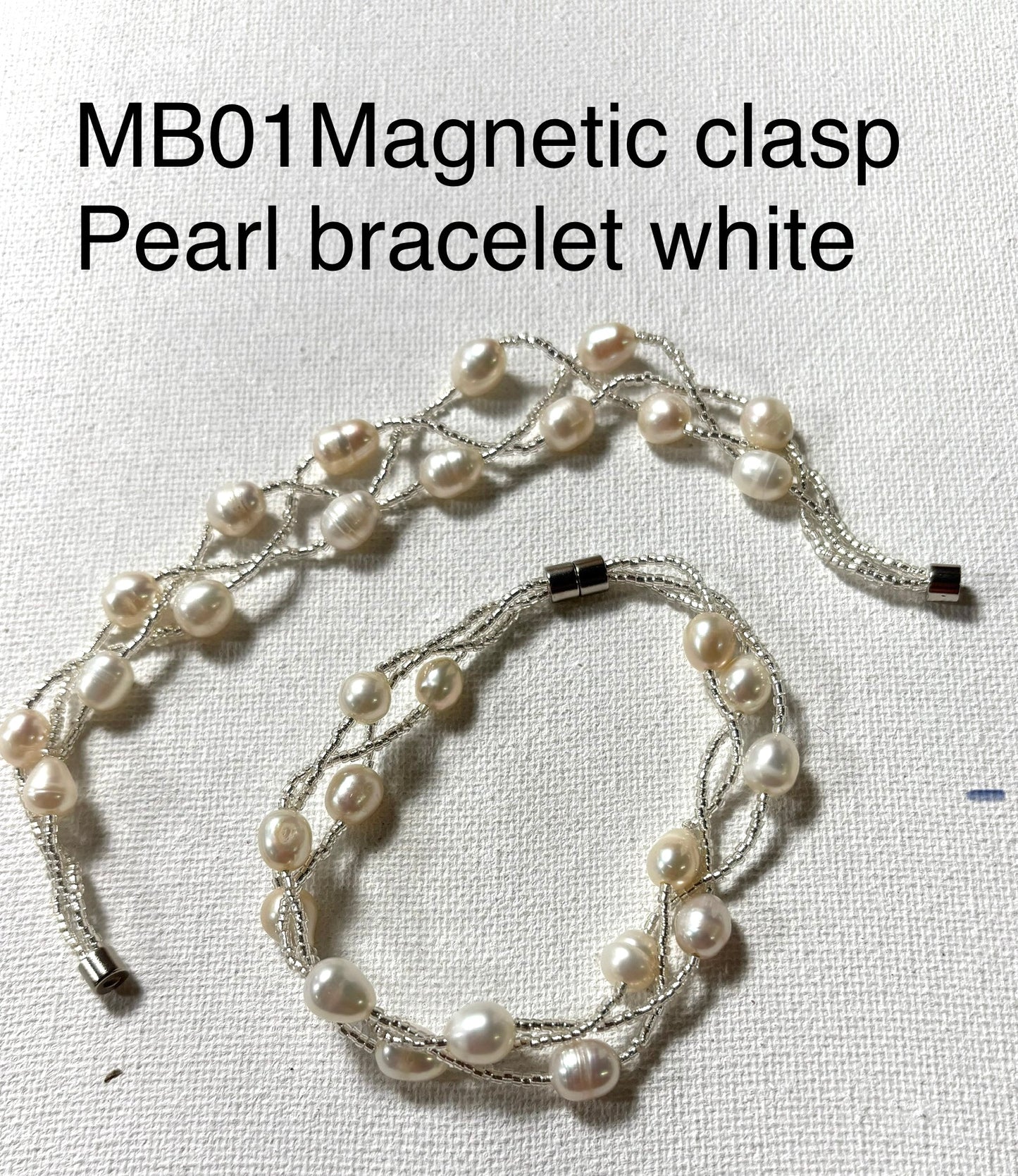 2025 Magnetic Clasps Pearl Bracelets