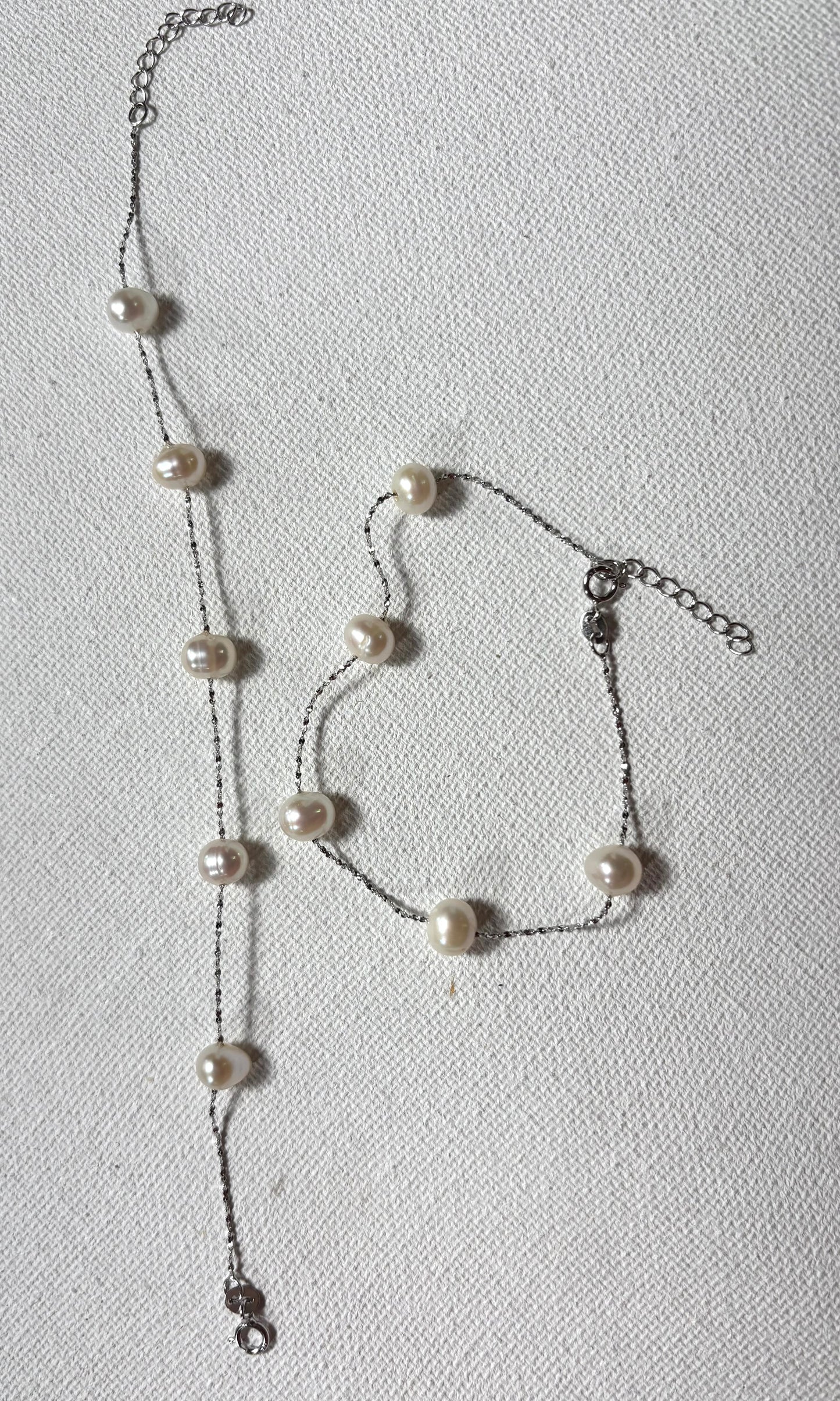 2025 925 Sterling Silver Pearl Bracelets
