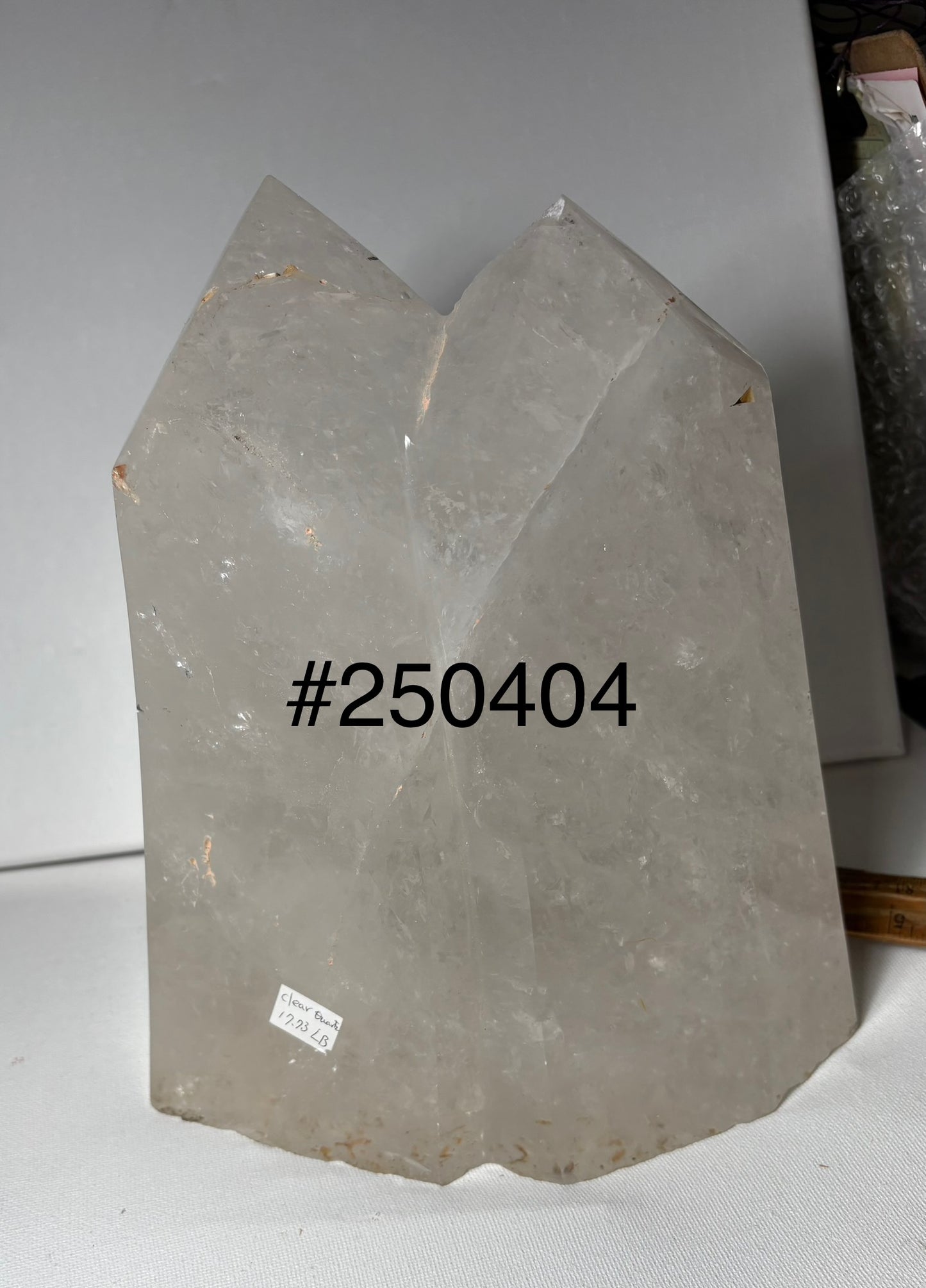 2025 04-24 Natural Double Tower Quartz 17.73LB #250404