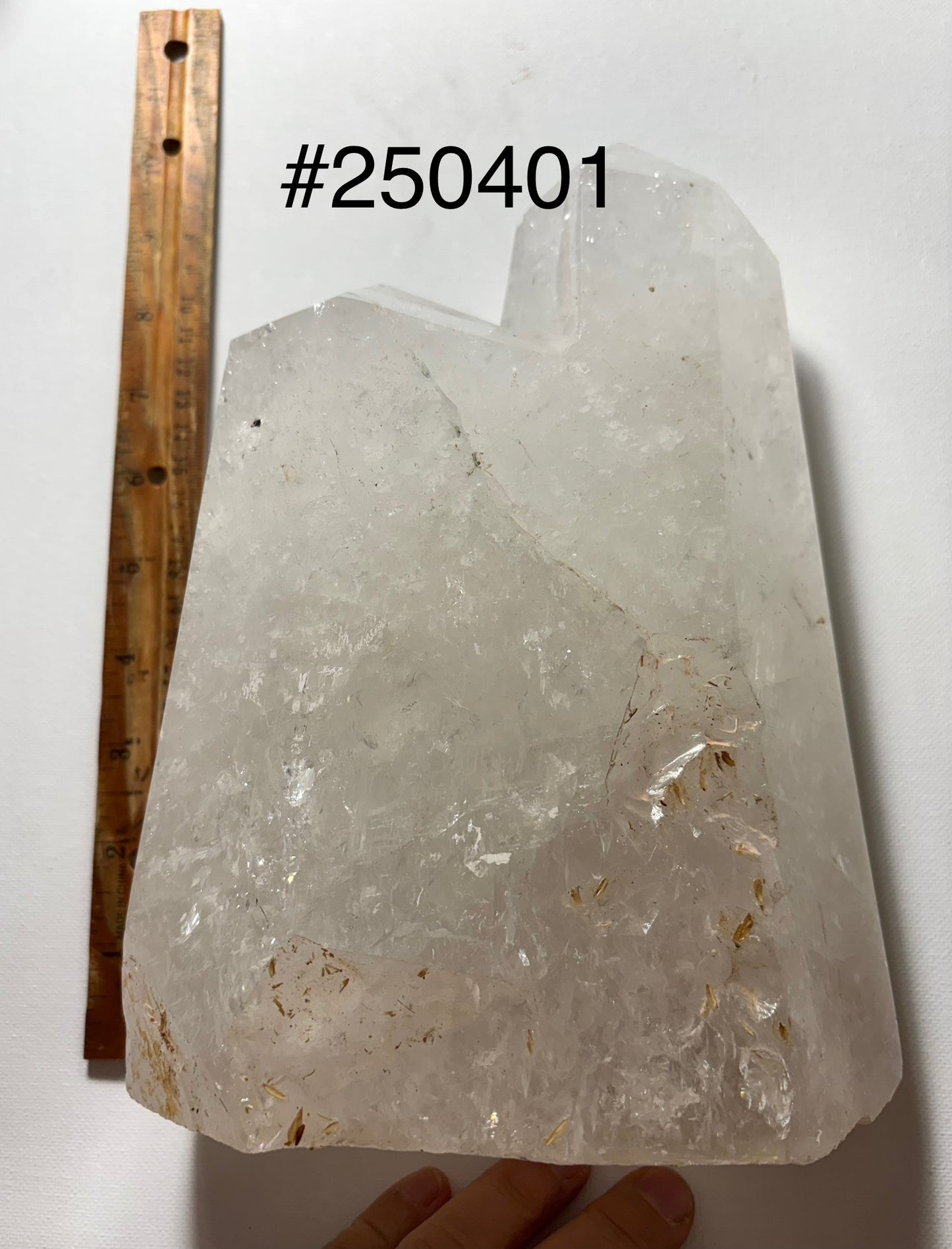 2025 04-24 Natural Double Tower Quartz 11.45LB #250401