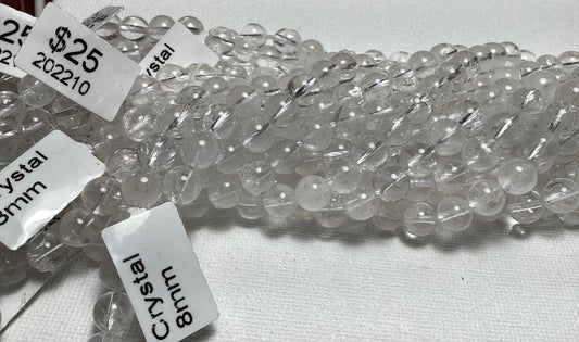 2024 Natura Clear Quartz loose beads wholesale price