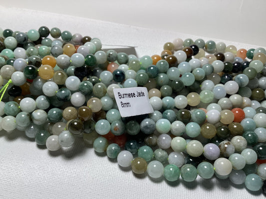 2024 Natural Burma Jade loose beads wholesale price