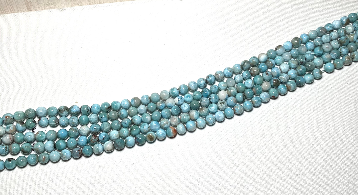 2024 Natural Larimar loose beads wholesale price
