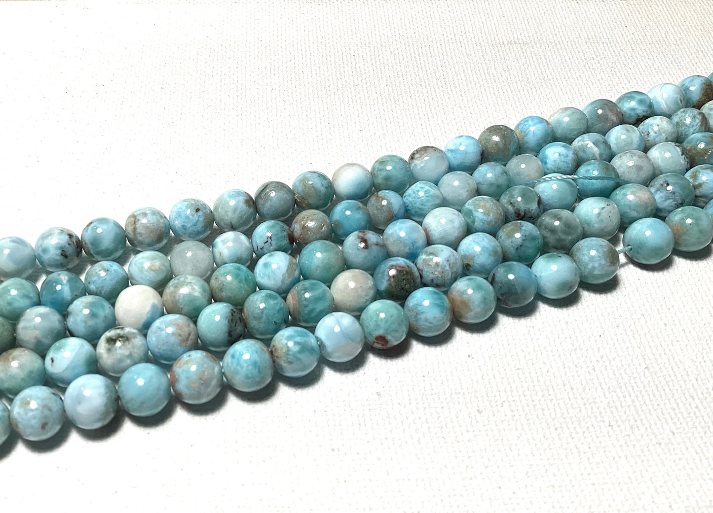 2024 Natural Larimar loose beads wholesale price