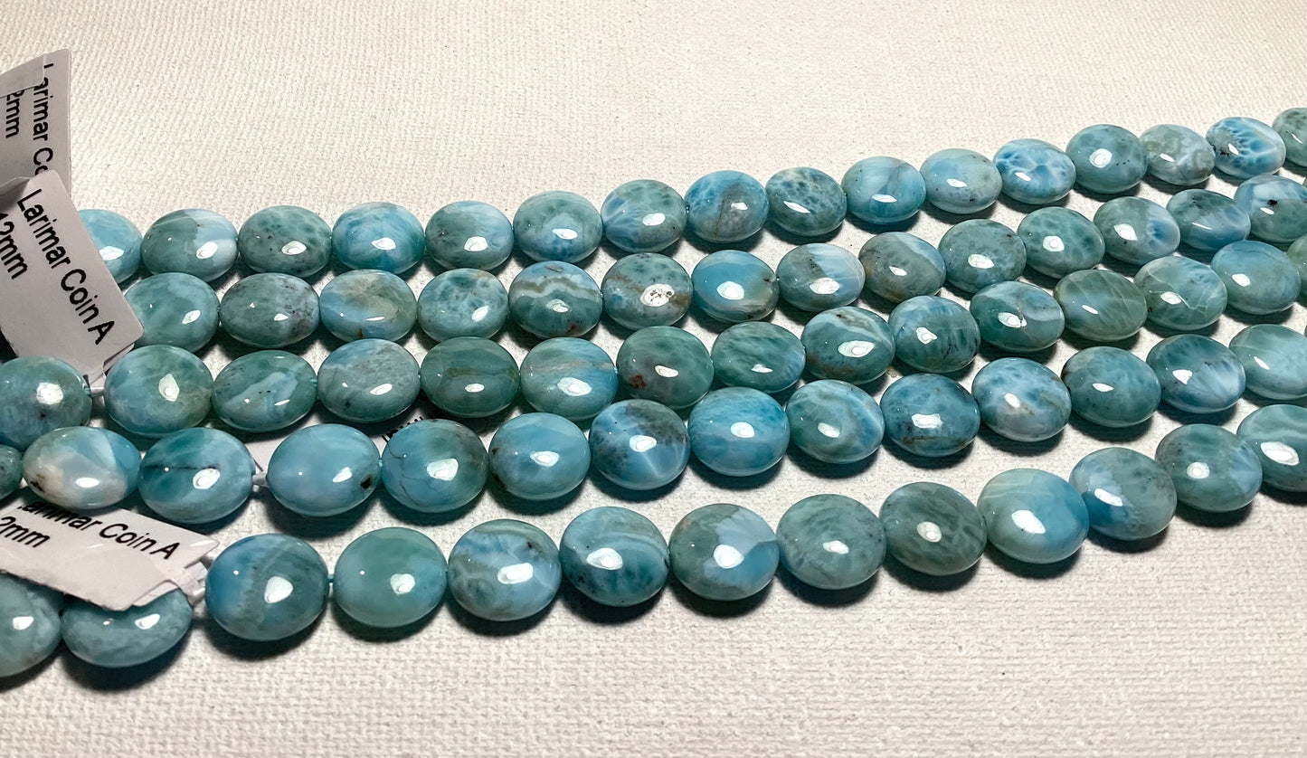 2024 Natural Larimar loose beads wholesale price