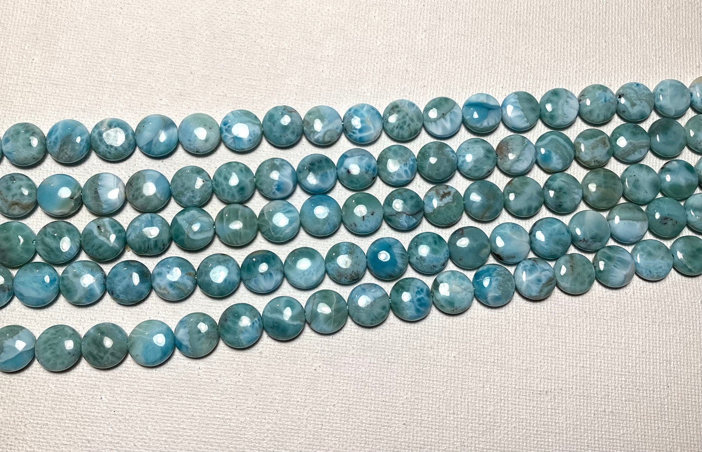 2024 Natural Larimar loose beads wholesale price