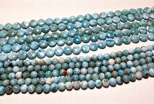 2024 Natural Larimar loose beads wholesale price