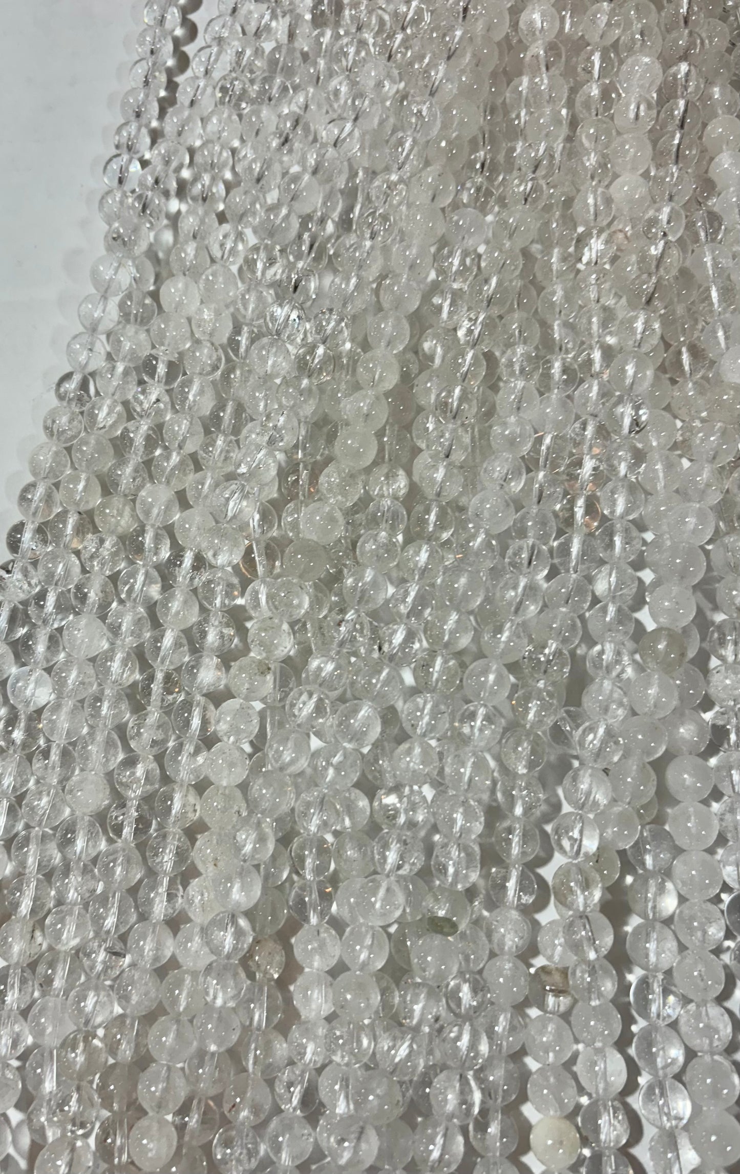 2024 Natura Clear Quartz loose beads wholesale price