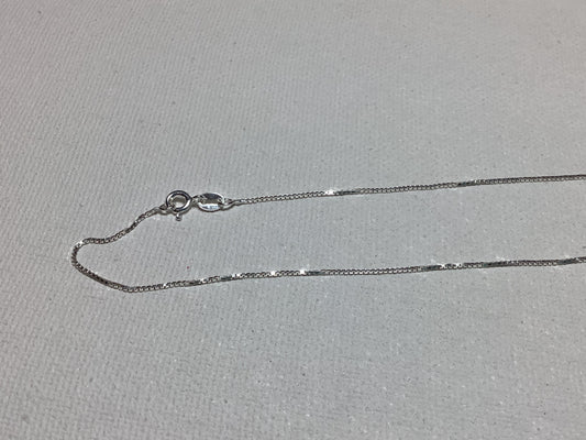 925 Solid Sterling Silver Box Chain Made in Italy