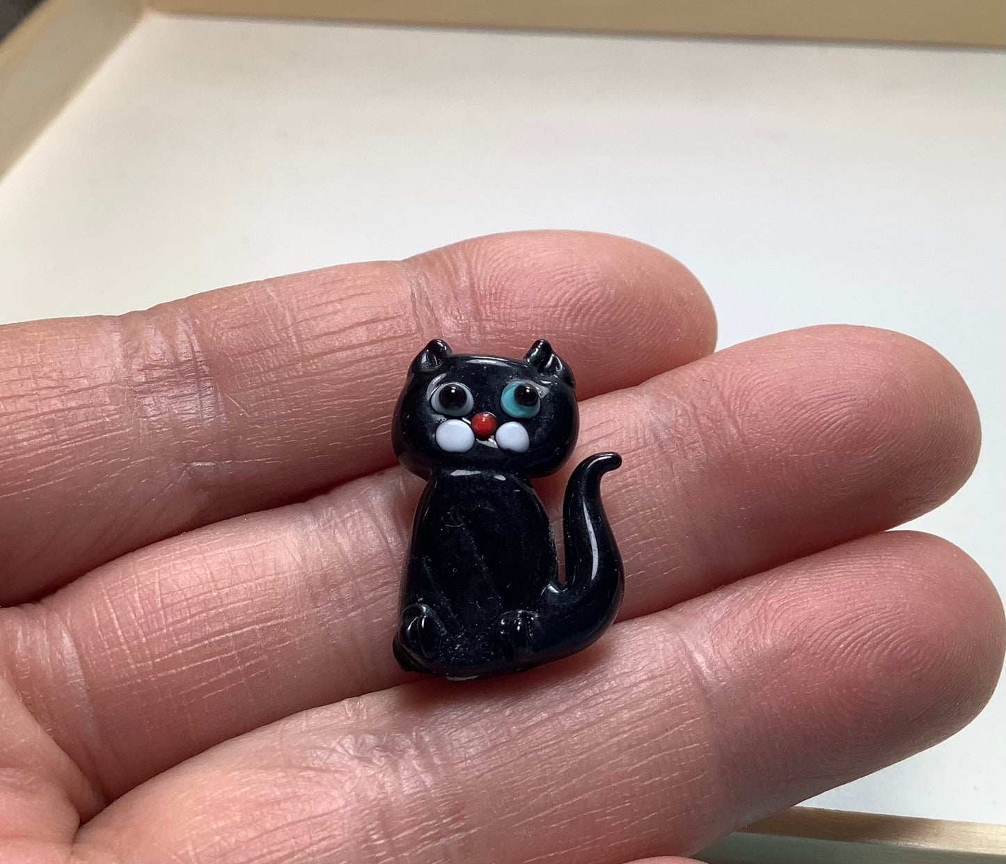 Lampwork Glass Beads Animals #009 Kitten