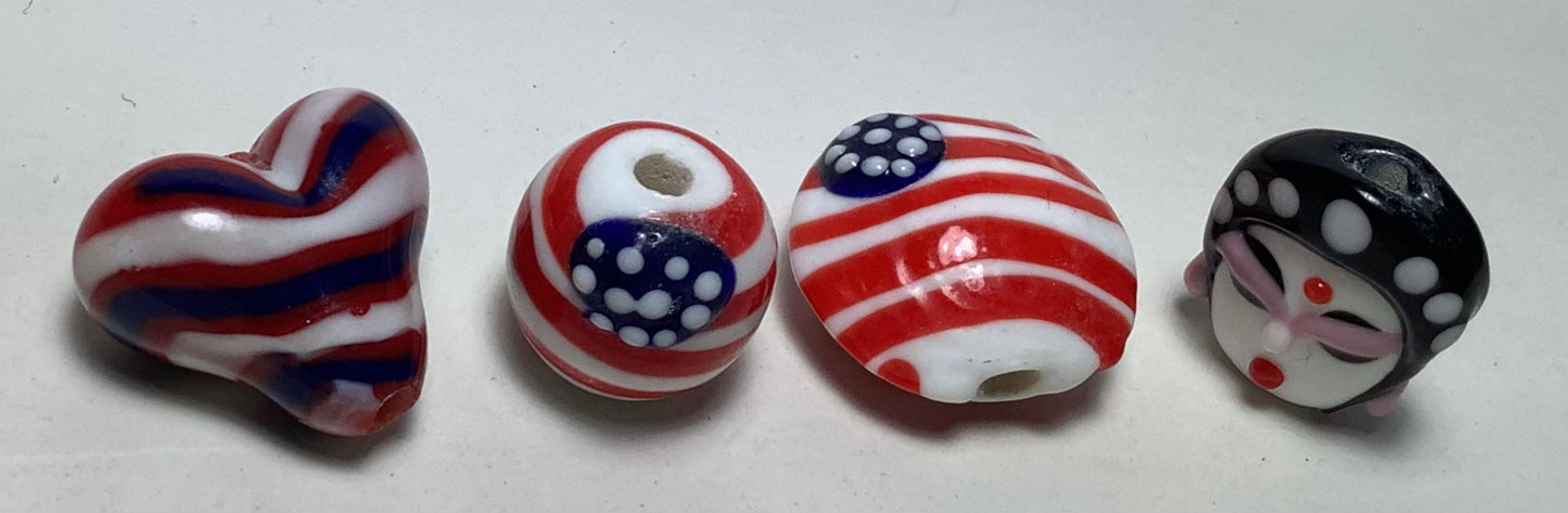 Lampwork Glass Beads Beautiful beads #003