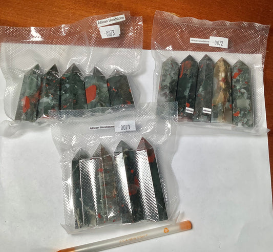 2023 Natural African Bloodstone Points Tower wholesale price