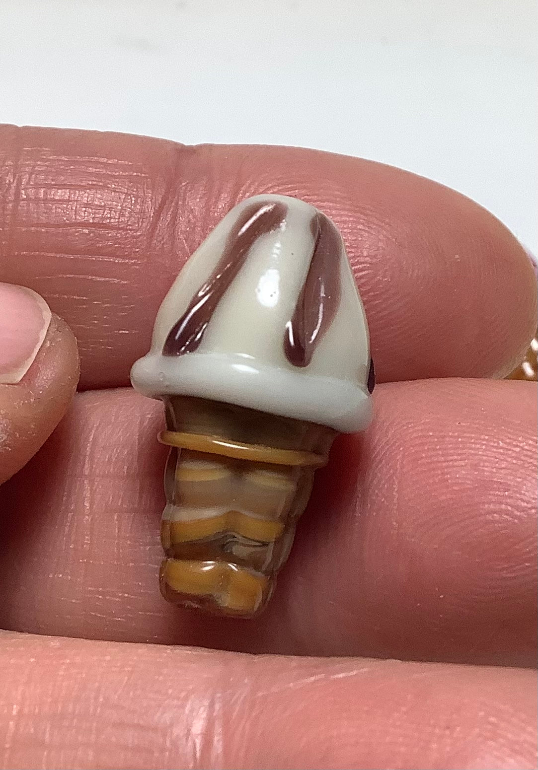 Lampwork Glass Beads Ice Cream