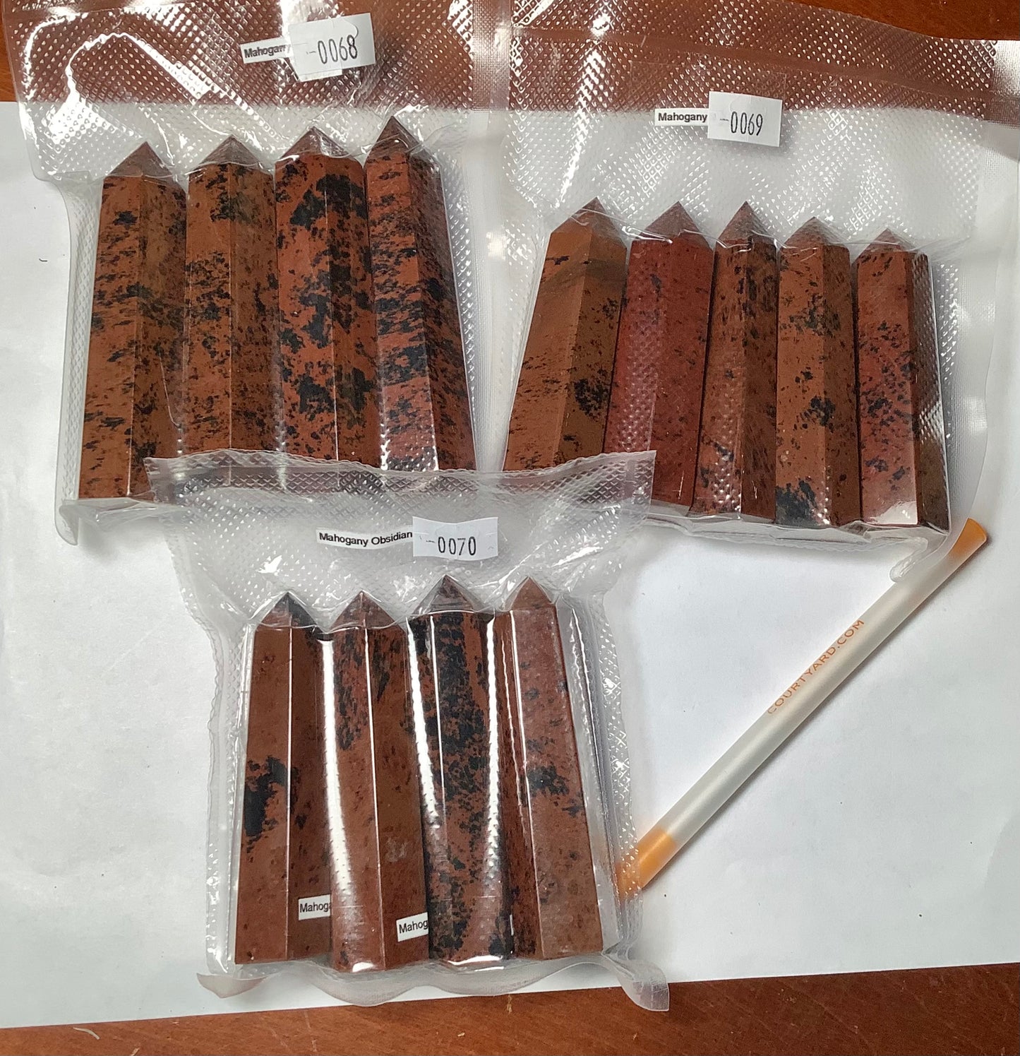 2023 Natural Mahogany Obsidian Points Tower wholesale price