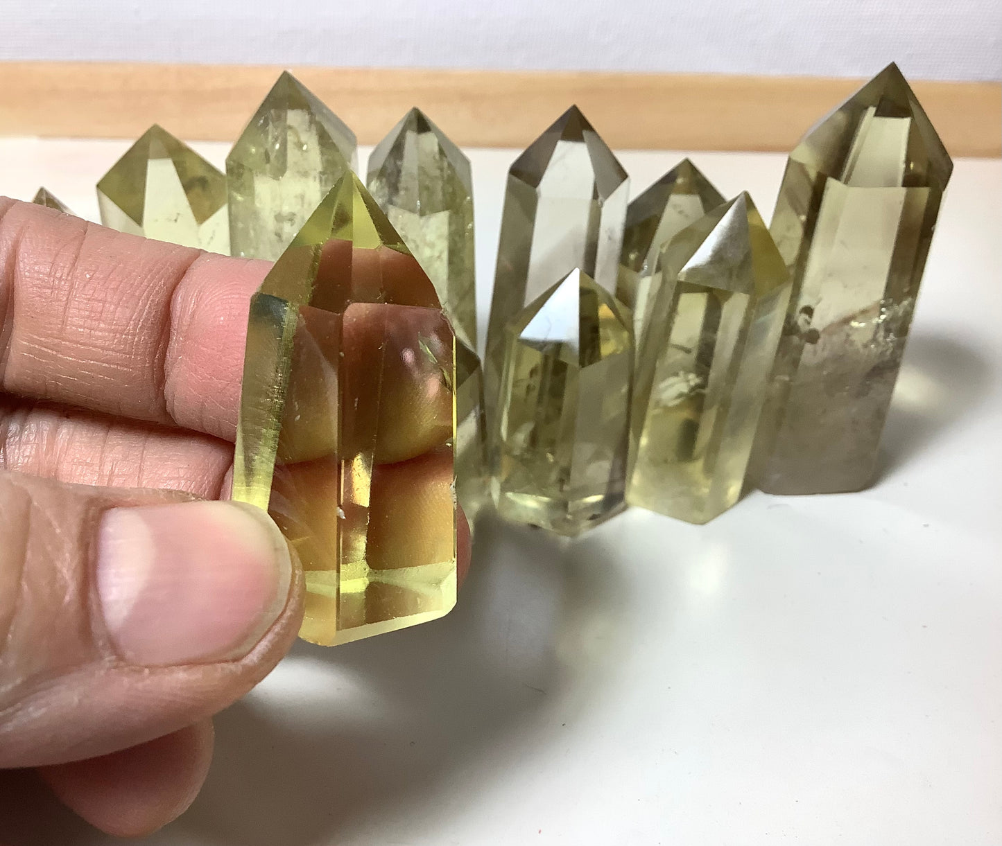 2023 Natural Citrine Crystal Points Tower Obelisk Healing wholesale price