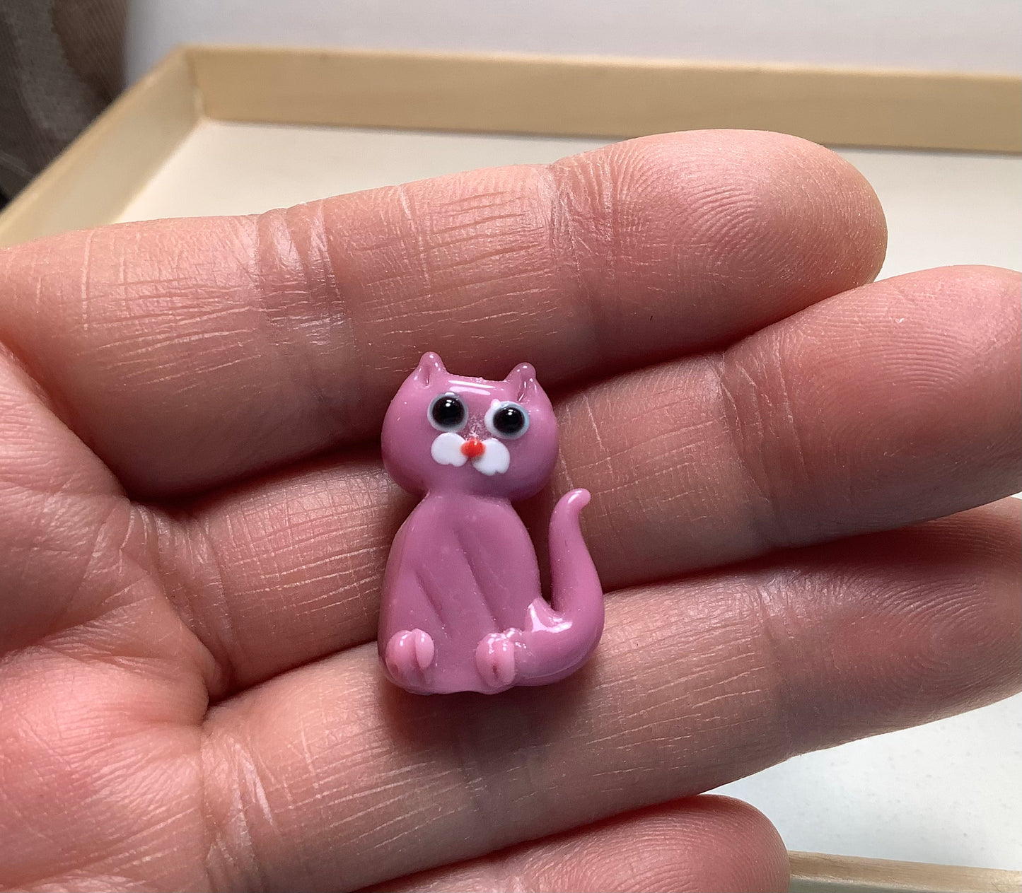 Lampwork Glass Beads Animals #009 Kitten