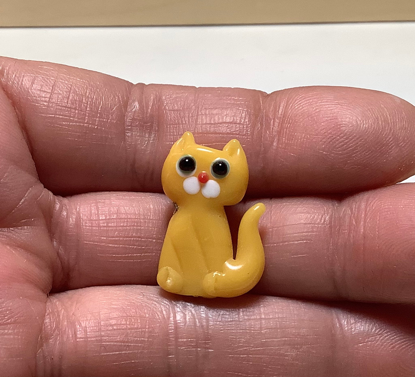 Lampwork Glass Beads Animals #009 Kitten