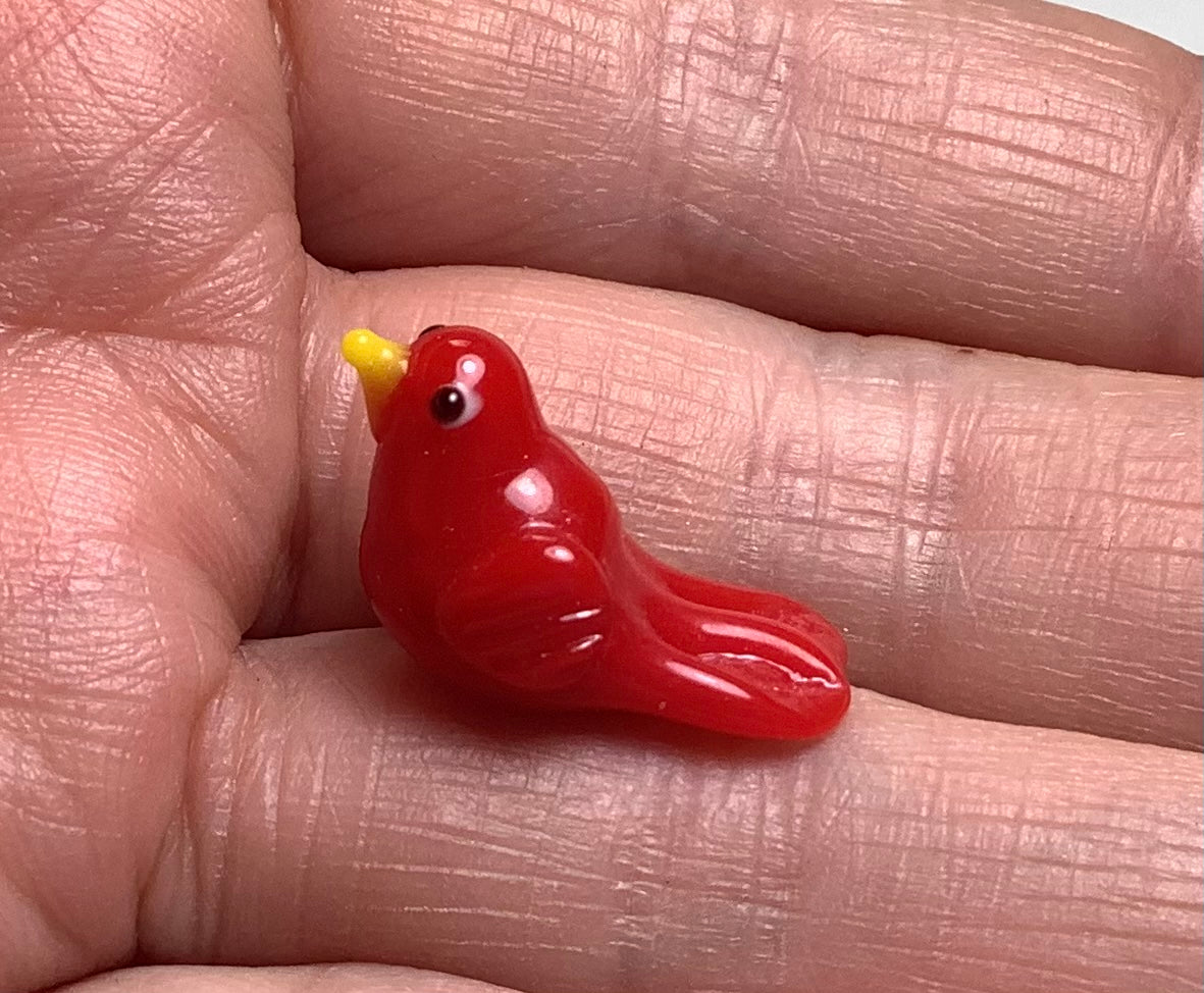 Lampwork Glass Beads Animals #008 Birds