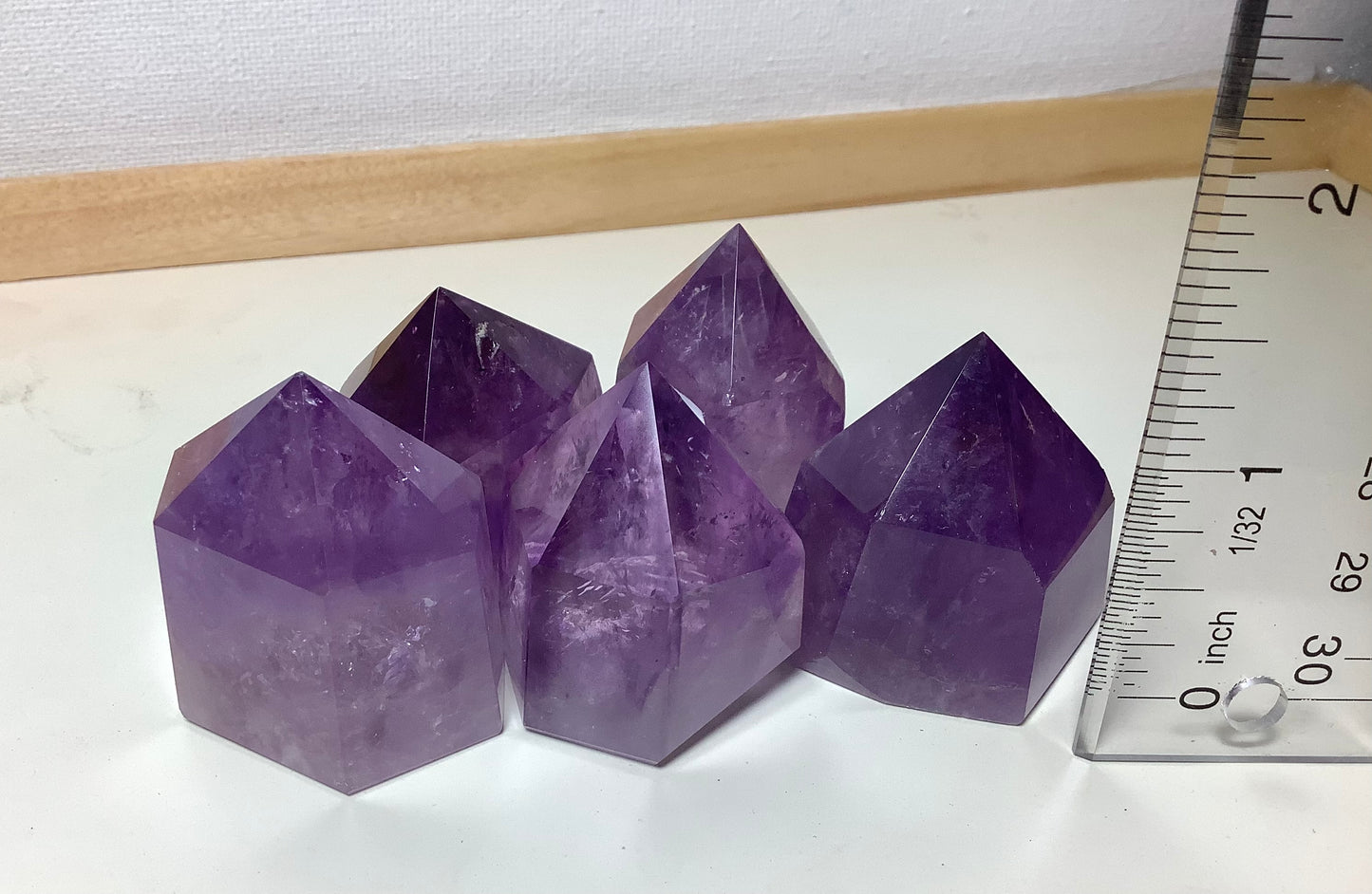Natural Amethyst Crystal Points Tower Obelisk Healing wholesale price
