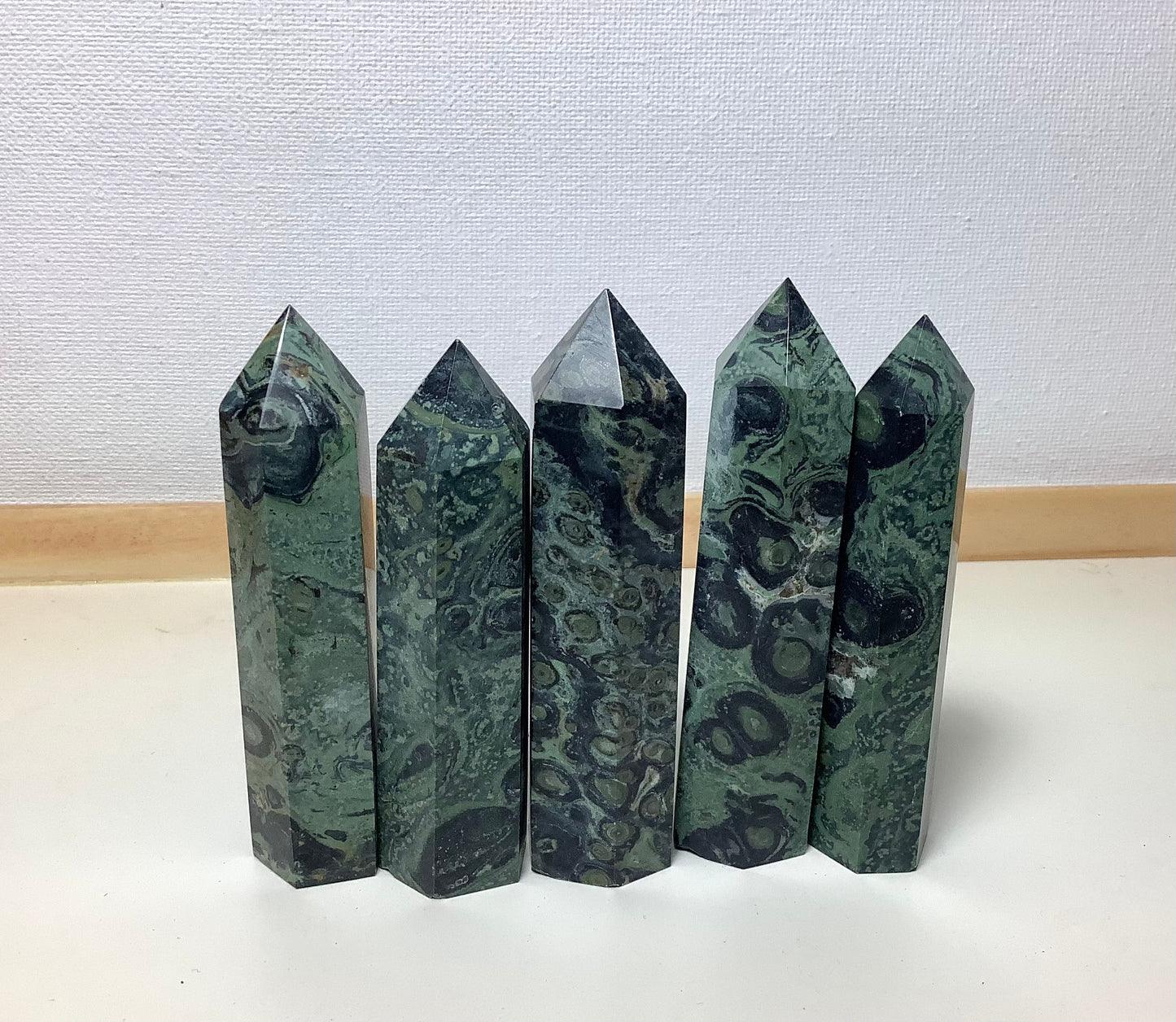 Natural Kambaba Jasper Crystal Points Tower Obelisk Healing wholesale price
