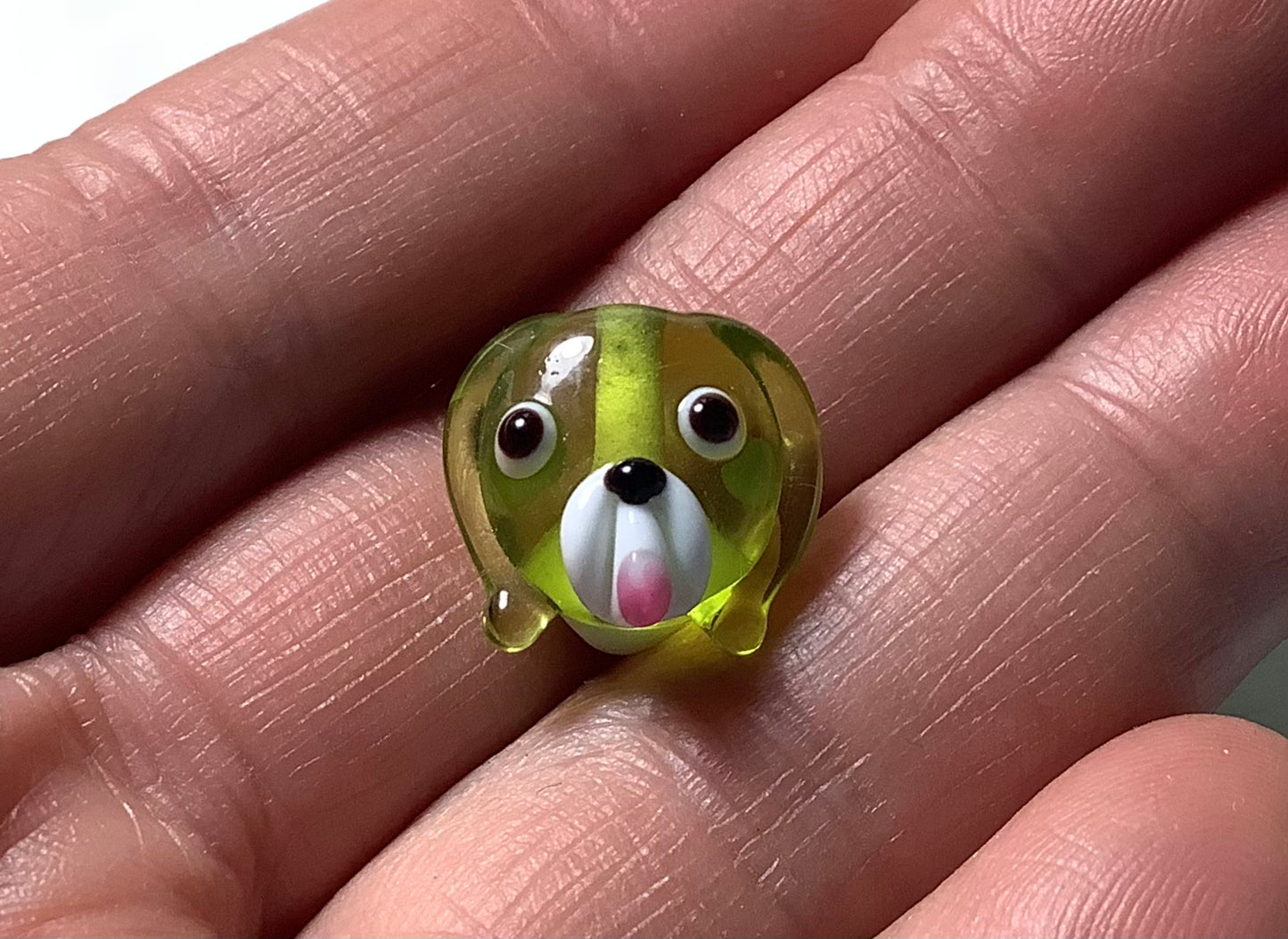 Lampwork Glass Beads Animals #007 Dog