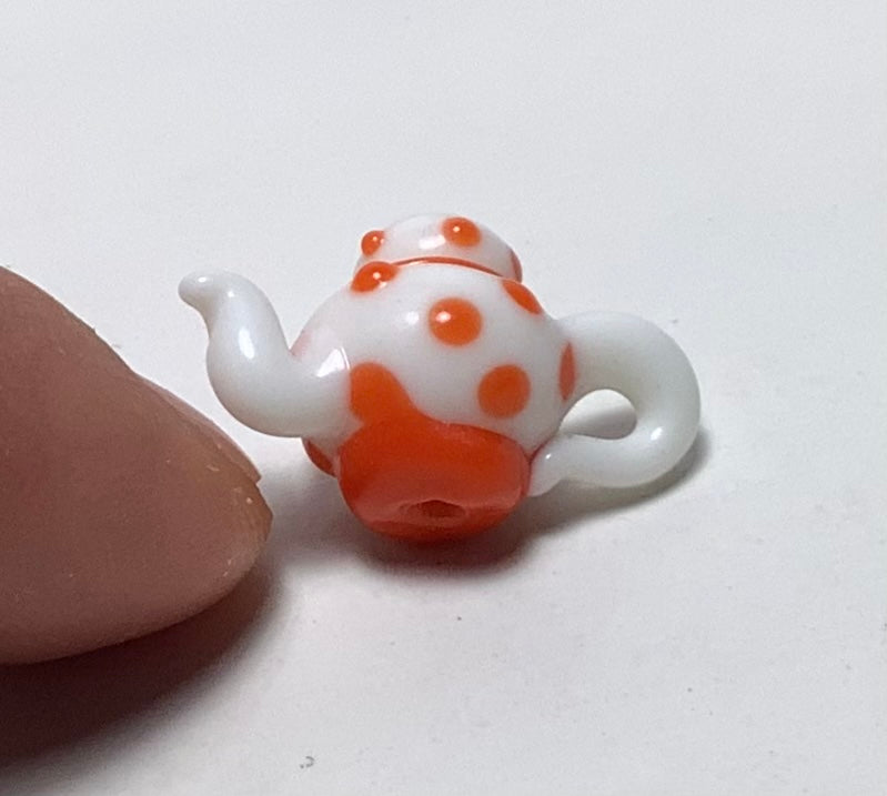 Lampwork Glass Beads Teapot
