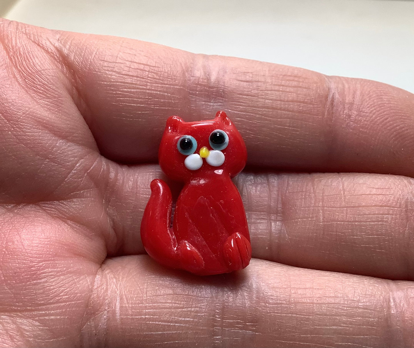 Lampwork Glass Beads Animals #009 Kitten