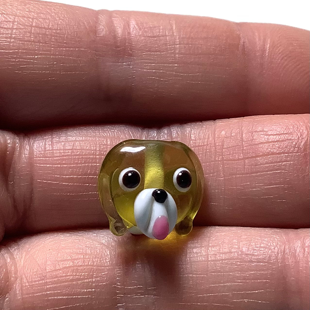Lampwork Glass Beads Animals #007 Dog