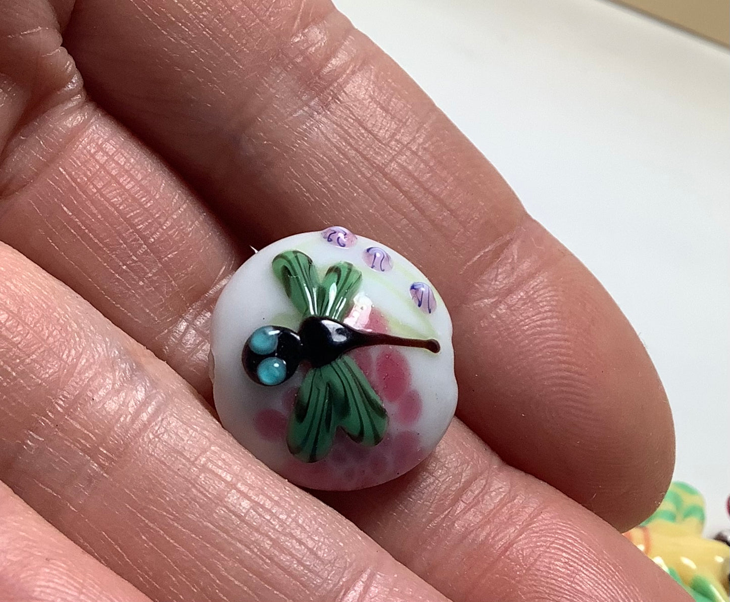 Lampwork Glass Beads Animals #006 Dragonfly