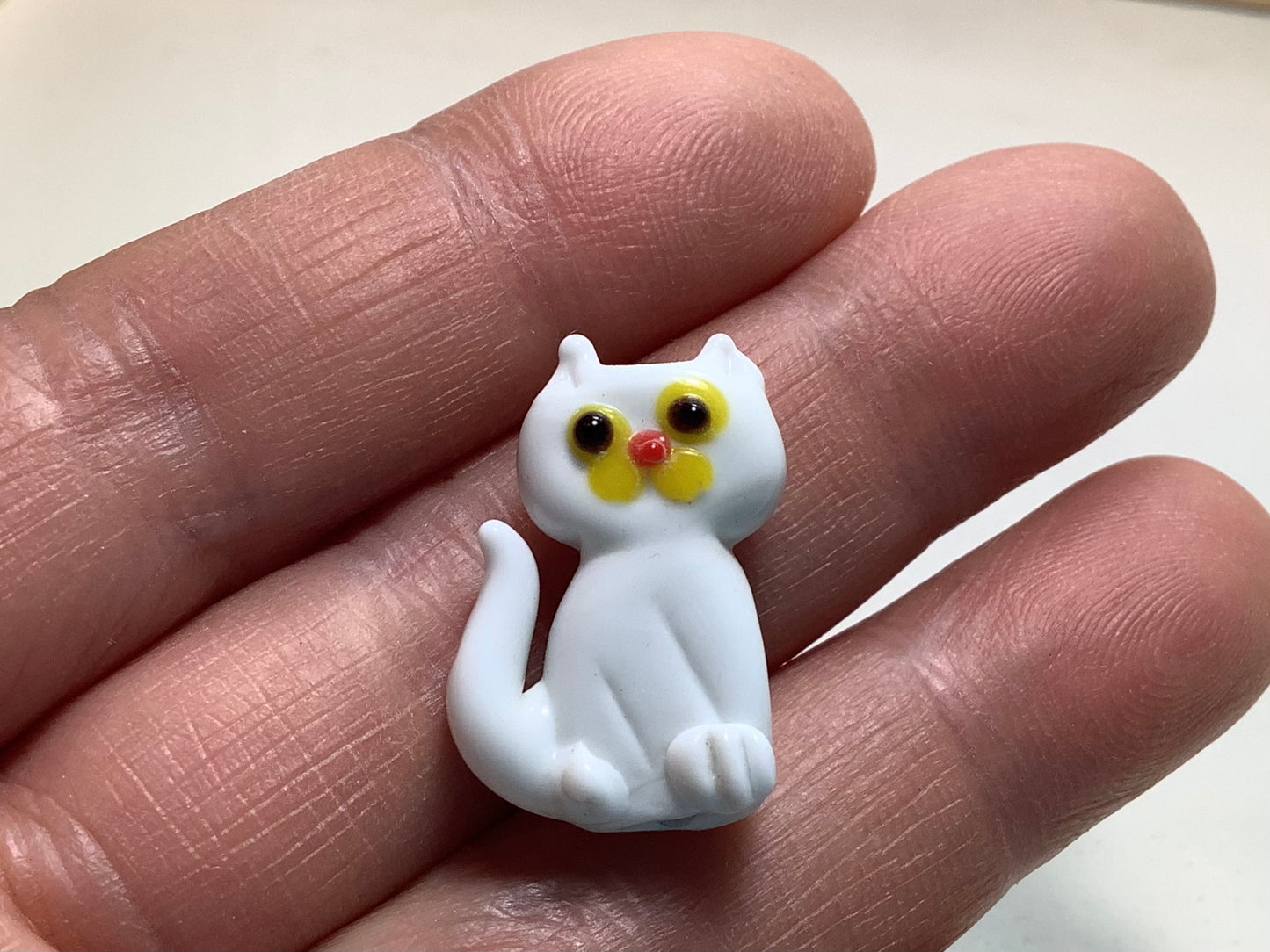 Lampwork Glass Beads Animals #009 Kitten