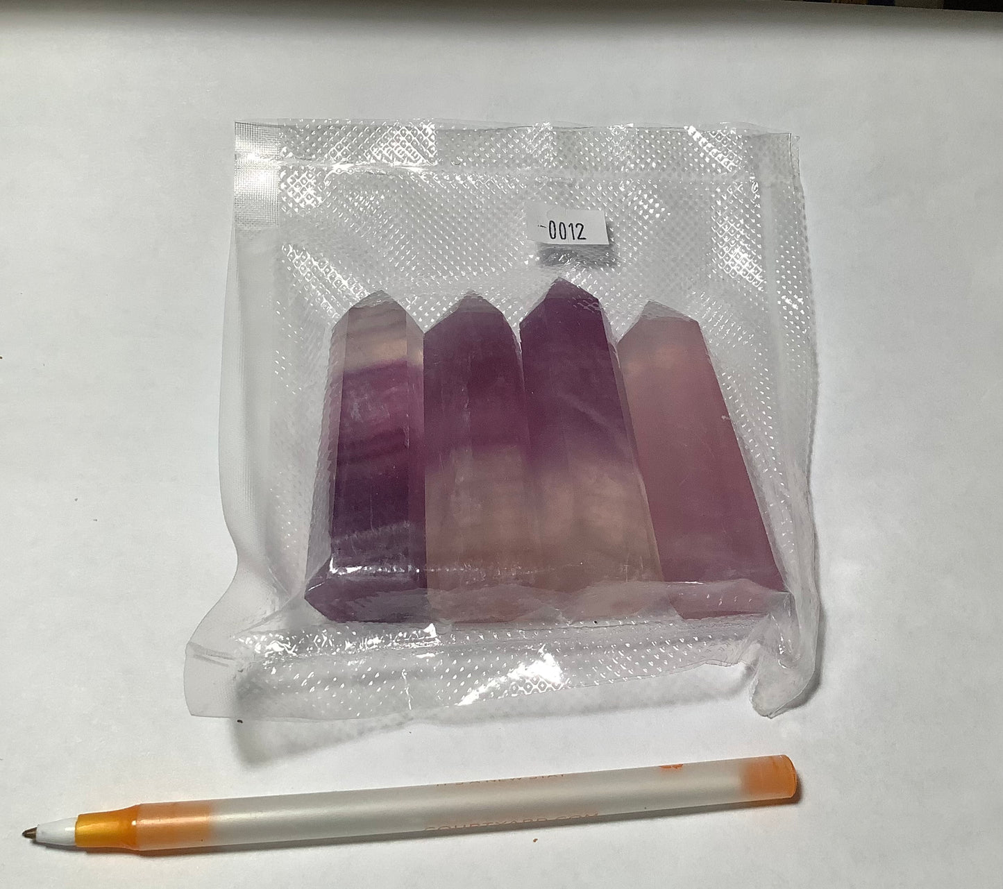 2023 Natural Flourite Crystal Points Tower Obelisk Healing wholesale price