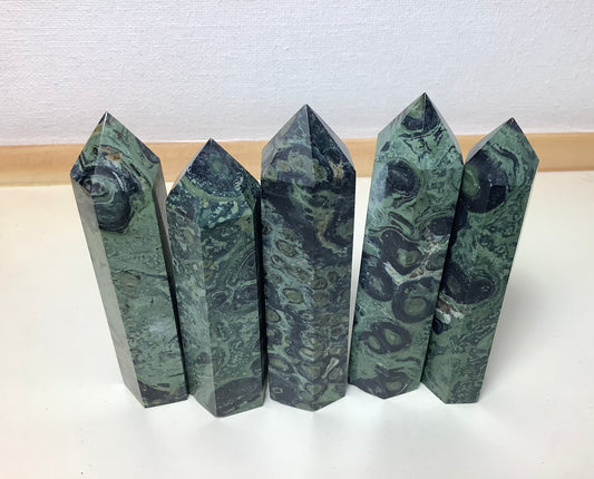 Natural Kambaba Jasper Crystal Points Tower Obelisk Healing wholesale price