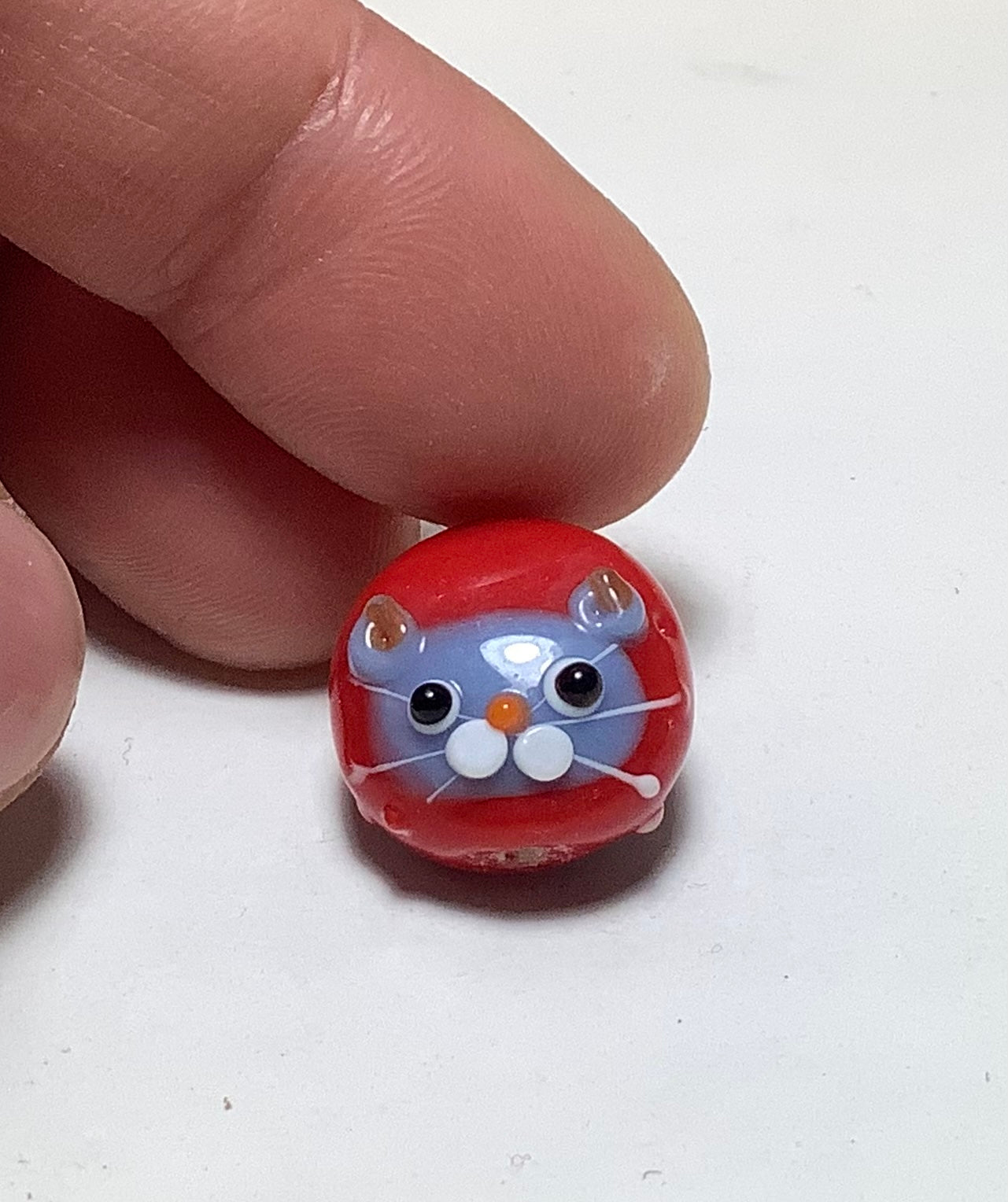 Lampwork Glass Beads Animals #009 Kitten