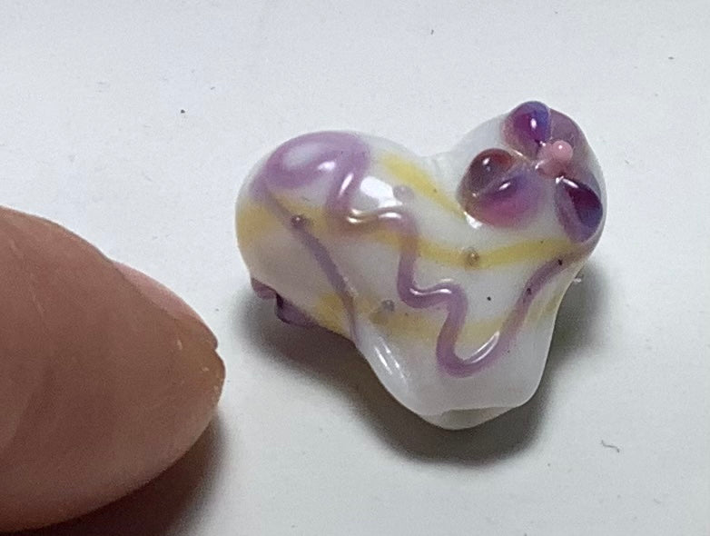 Lampwork Glass Beads Hearts