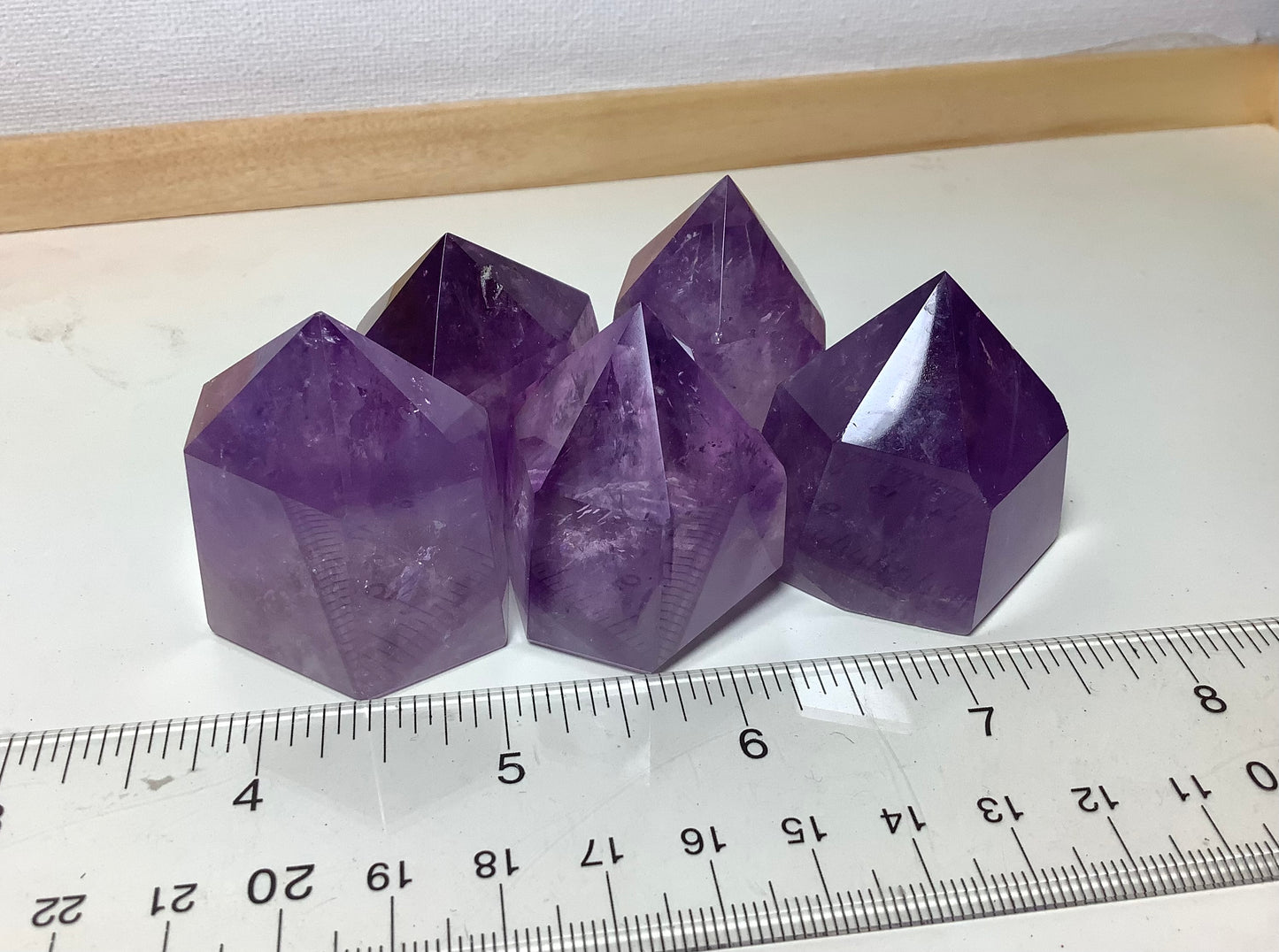 Natural Amethyst Crystal Points Tower Obelisk Healing wholesale price