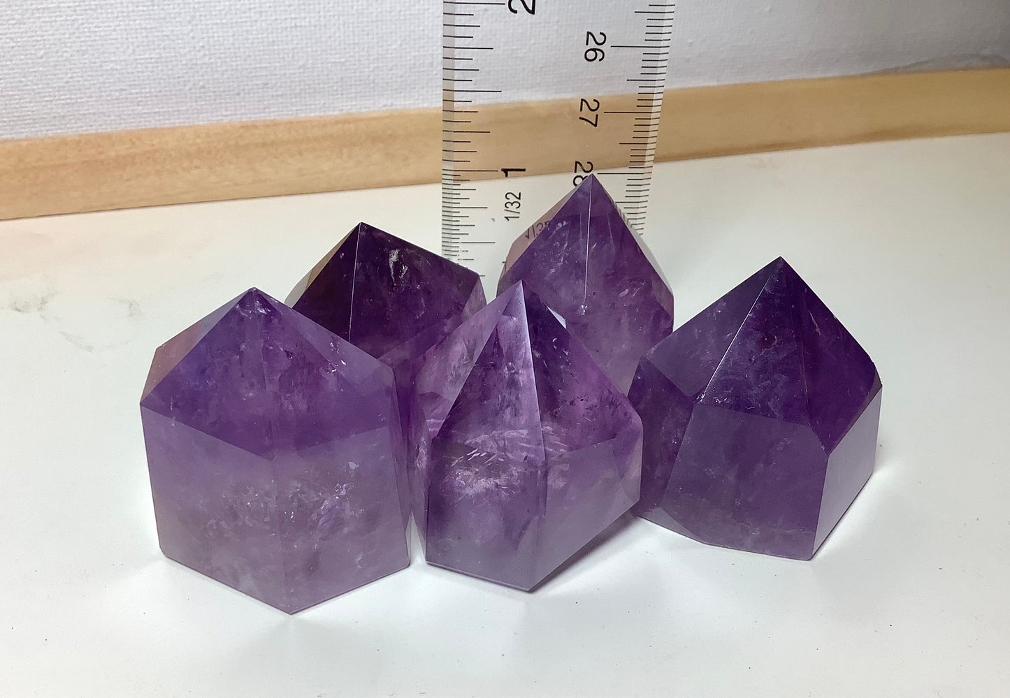 Natural Amethyst Crystal Points Tower Obelisk Healing wholesale price