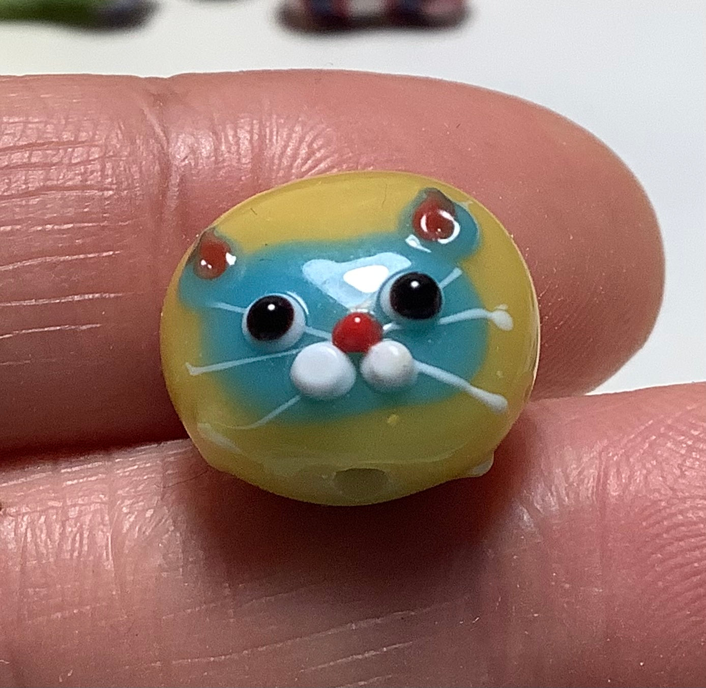 Lampwork Glass Beads Animals #009 Kitten