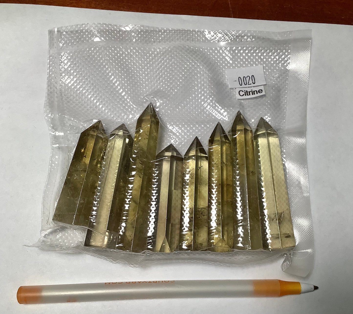 2023 Natural Citrine Crystal Points Tower Obelisk Healing wholesale price