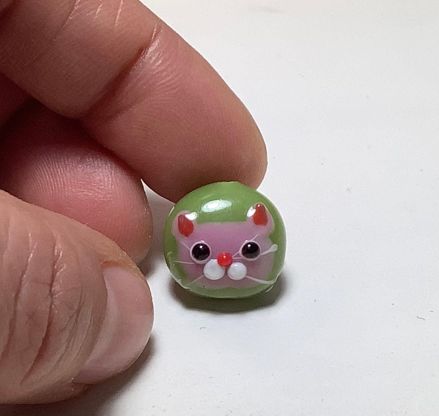 Lampwork Glass Beads Animals #009 Kitten