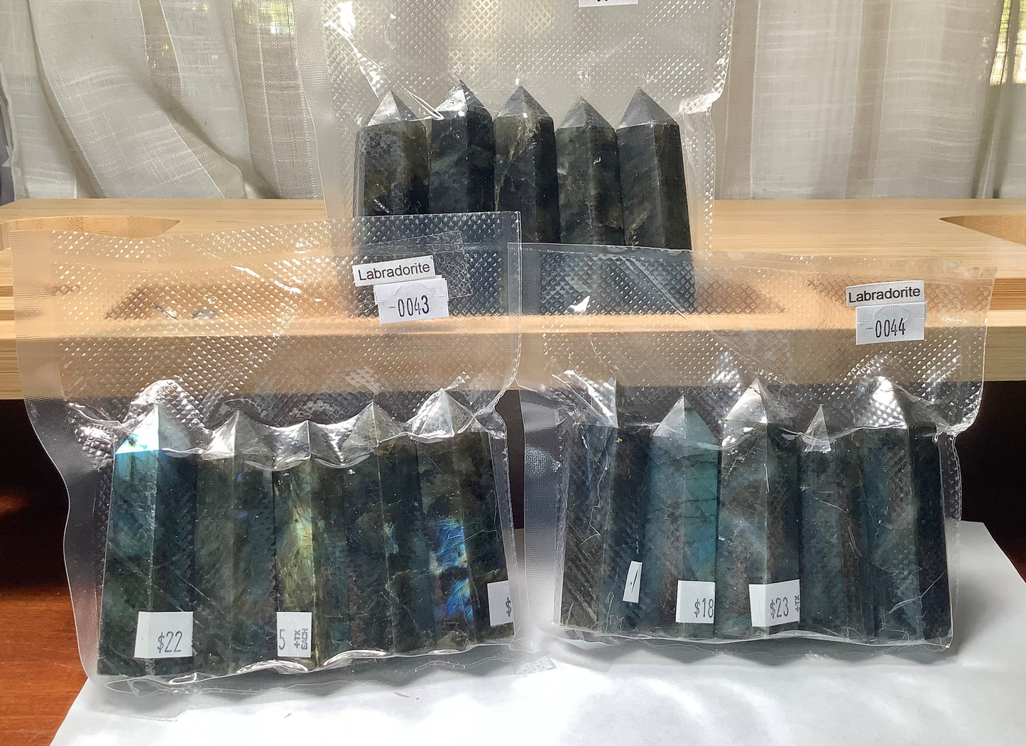 2023 Natural Labradorite Point Tower Obelisk Healing wholesale price
