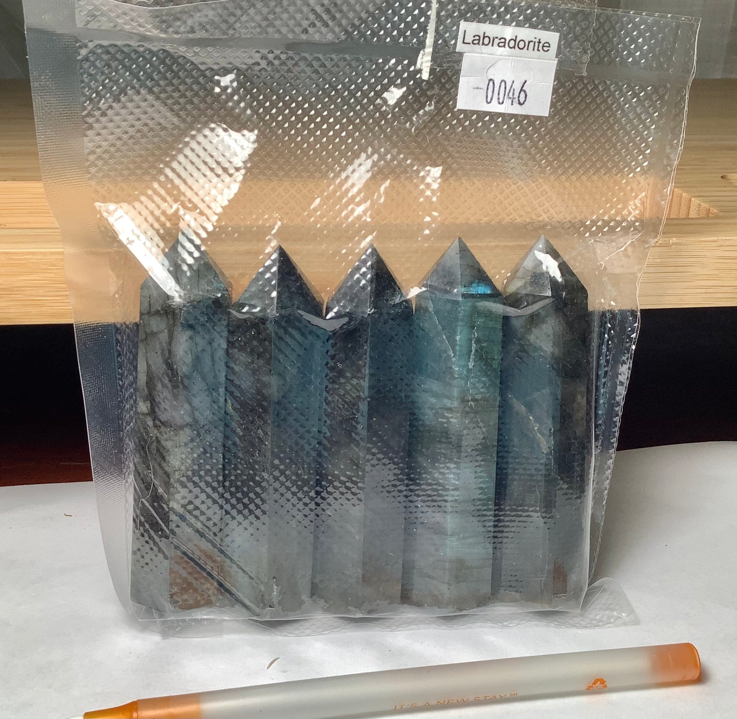 2023 Natural Labradorite Point Tower Obelisk Healing wholesale price