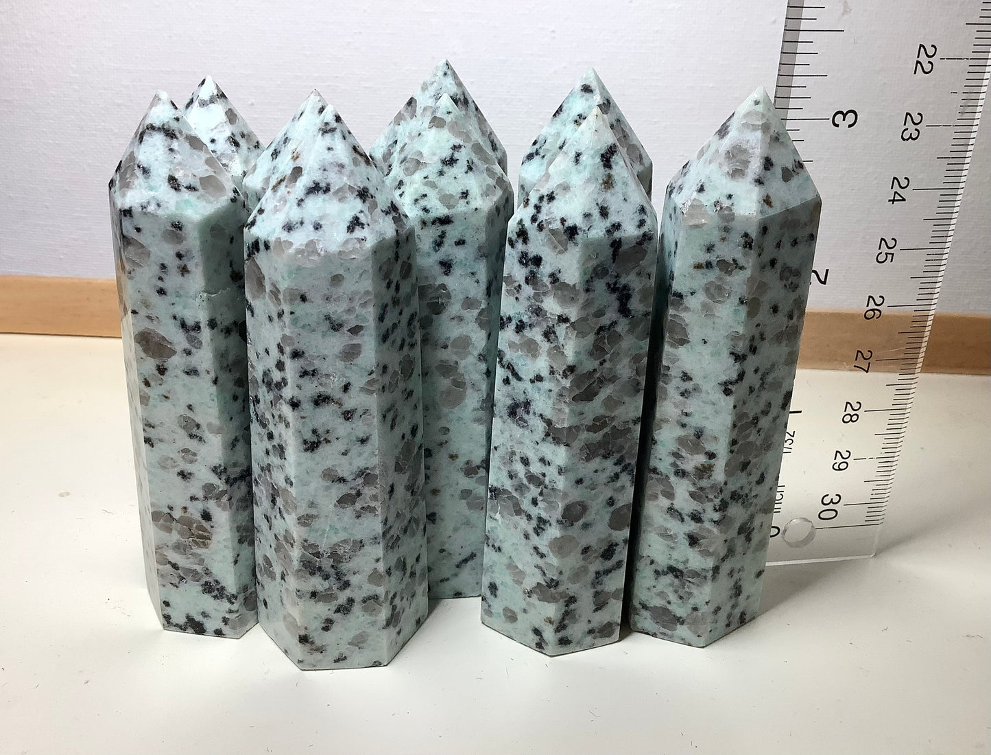 Natural Kiwi Jasper Point Tower Obelisk Healing wholesale price