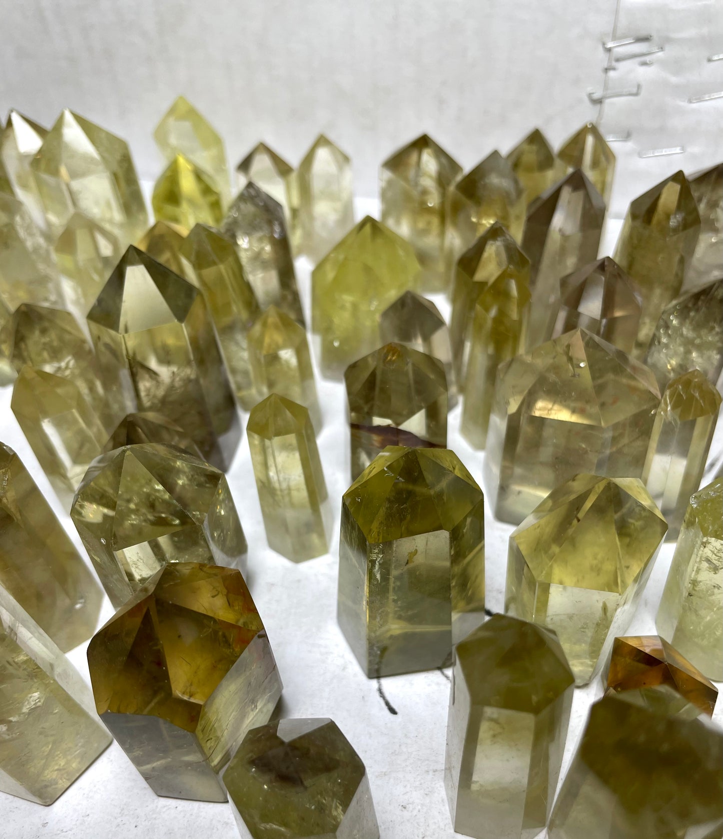 2023 Natural Citrine Crystal Points Tower Obelisk Healing wholesale price