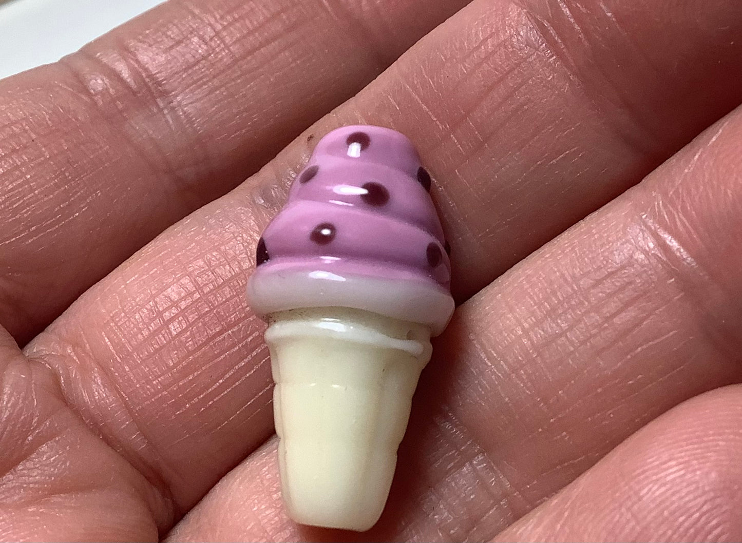 Lampwork Glass Beads Ice Cream