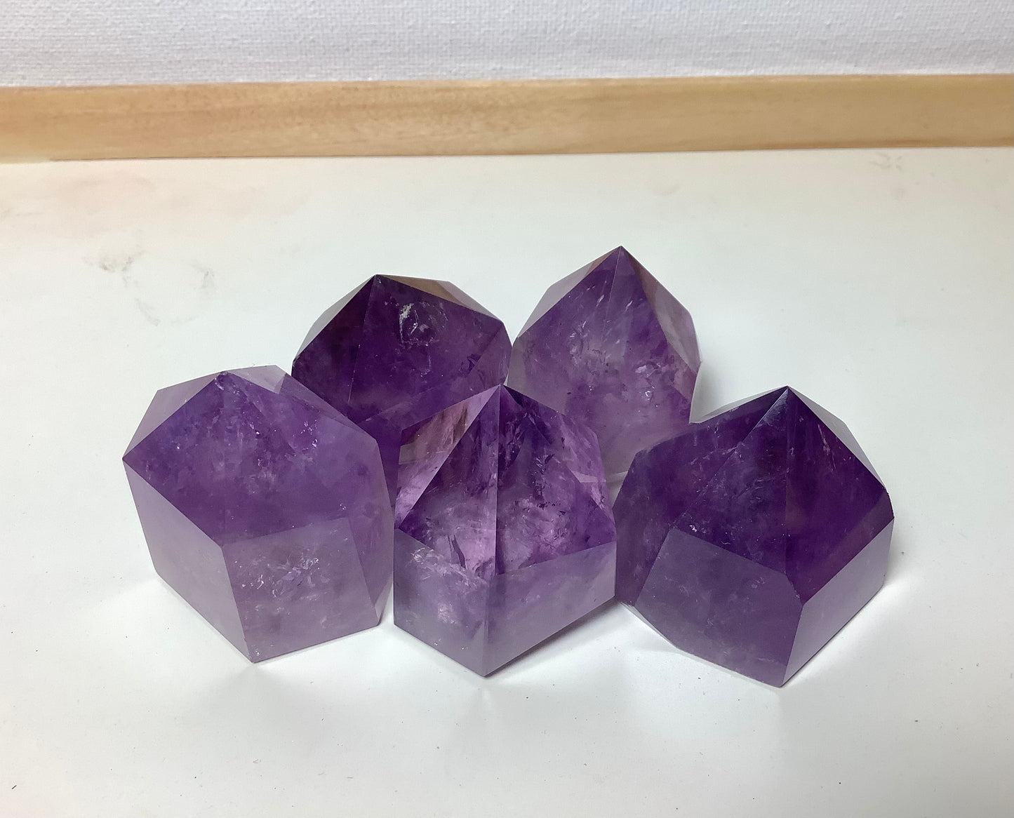 Natural Amethyst Crystal Points Tower Obelisk Healing wholesale price