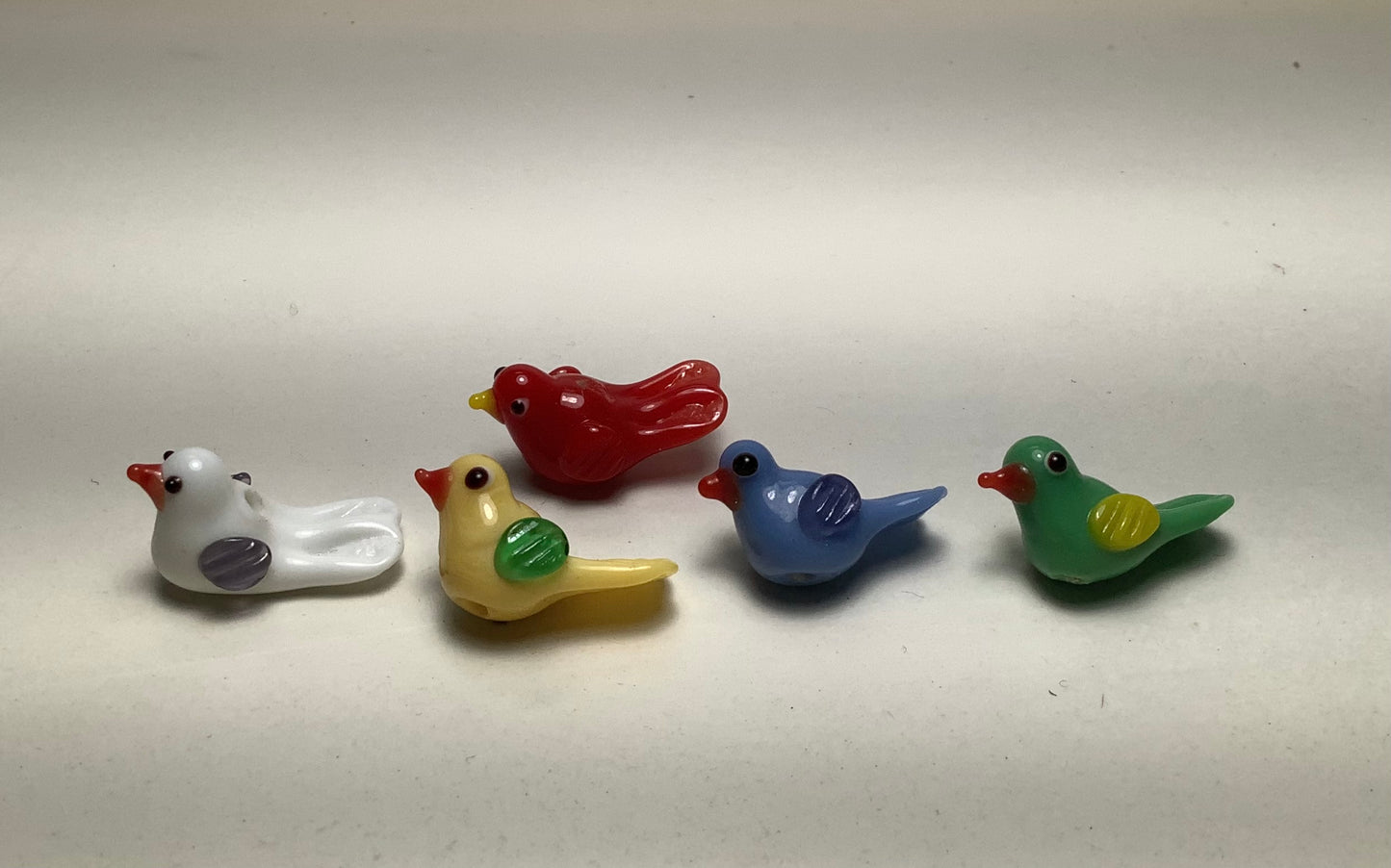 Lampwork Glass Beads Animals #008 Birds