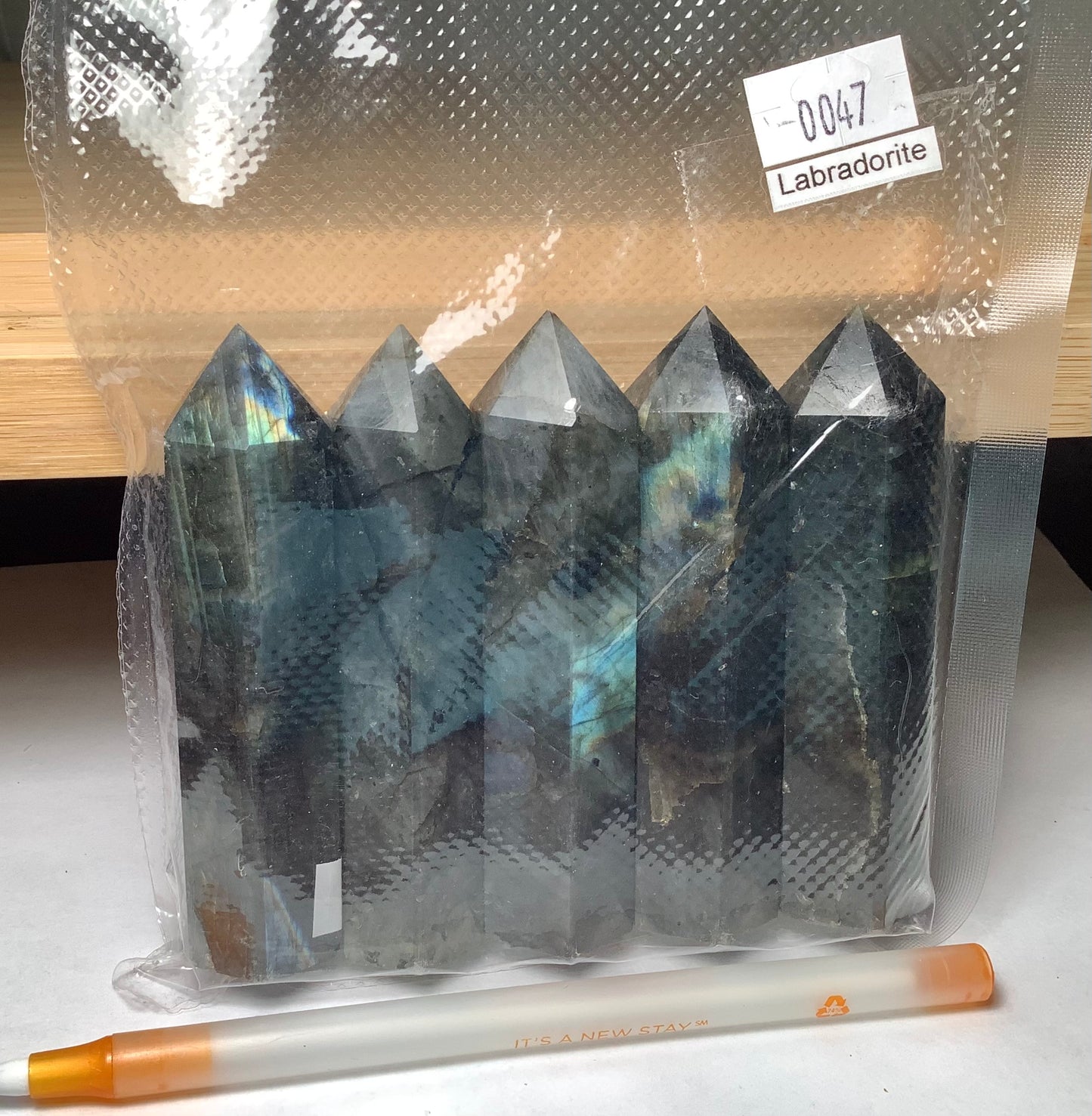 2023 Natural Labradorite Point Tower Obelisk Healing wholesale price